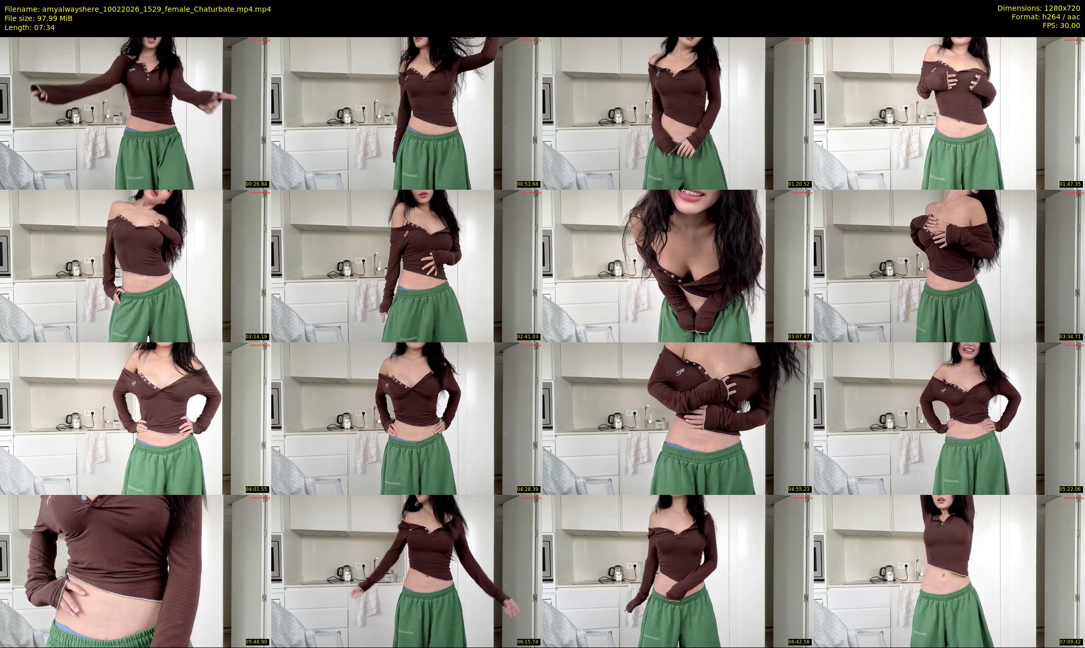 amyalwayshere — 8 minute Chaturbate female cam show recording, 720p, Feb 10, 2026