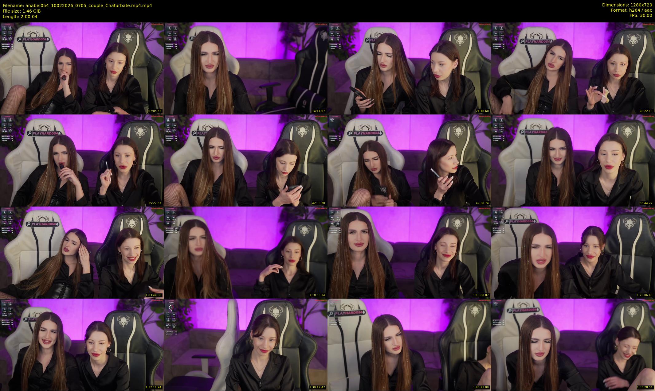 anabel054 — 121 minute Chaturbate female cam show recording, 720p, Feb 10, 2026