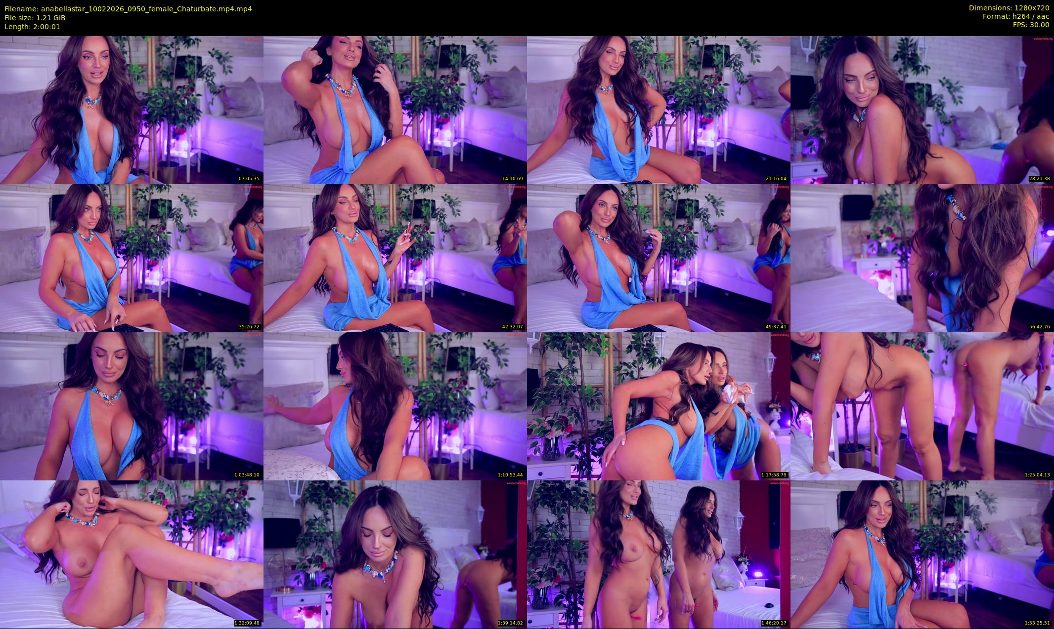 anabellastar — 121 minute Chaturbate female cam show recording, 720p, Feb 10, 2026