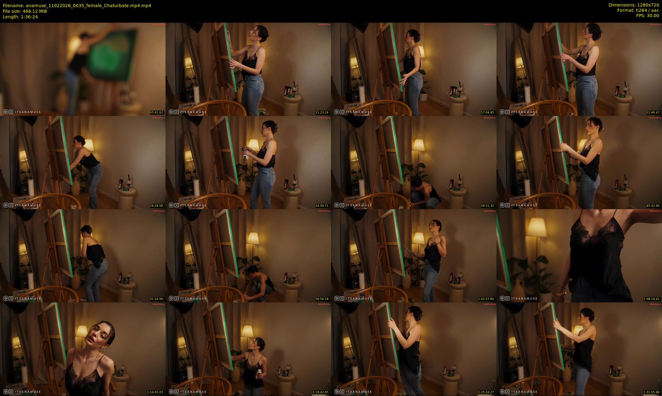 anamuse — 97 minute Chaturbate female cam show recording, 720p, Feb 11, 2026