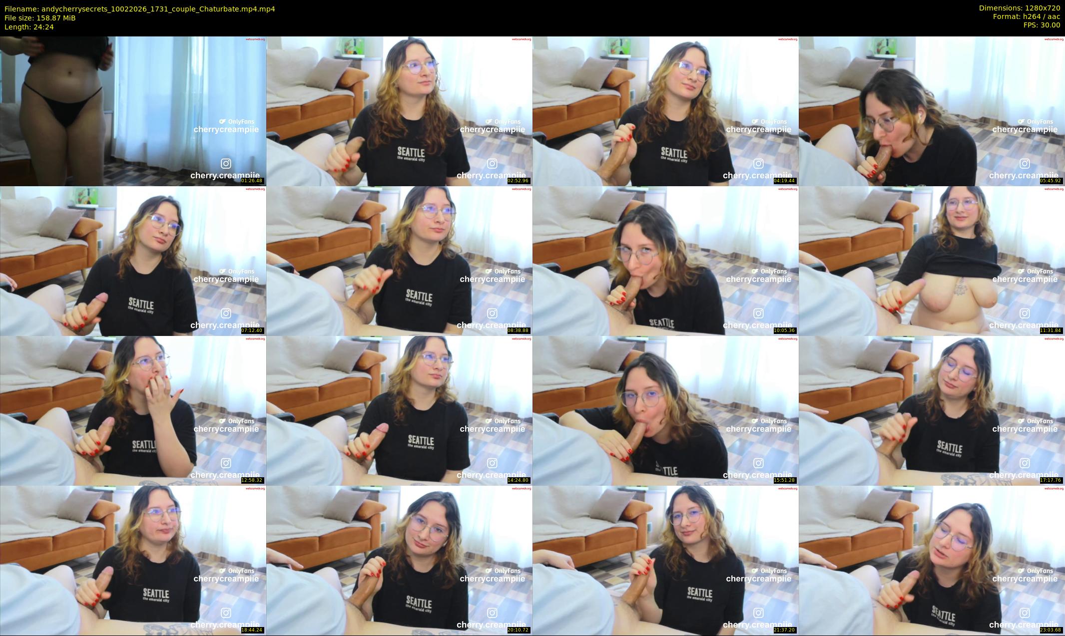 andycherrysecrets — 25 minute Chaturbate couple cam show recording, 720p, Feb 10, 2026