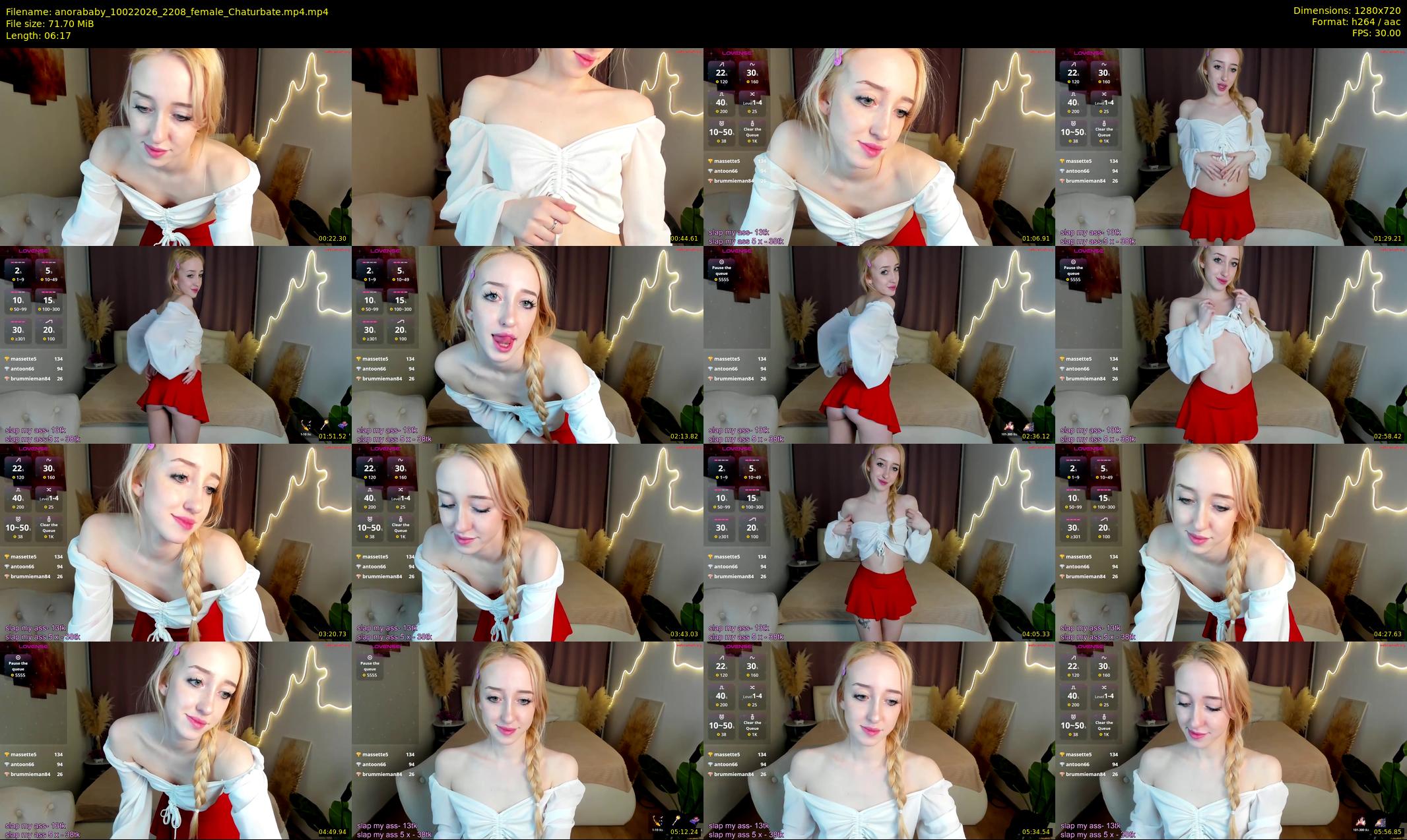 anorababy — 7 minute Chaturbate female cam show recording, 720p, Feb 10, 2026