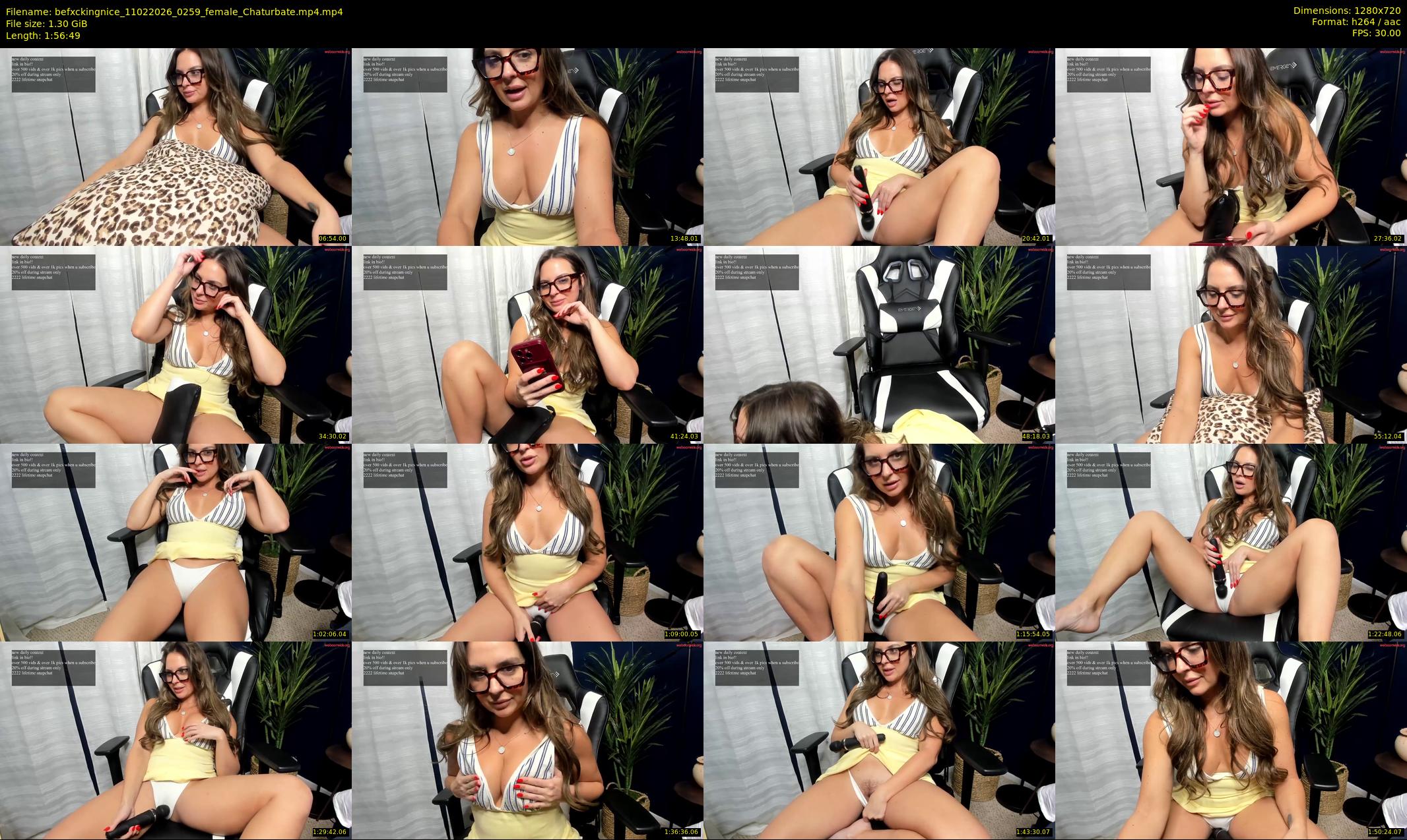 befxckingnice — 117 minute Chaturbate female cam show recording, 720p, Feb 11, 2026