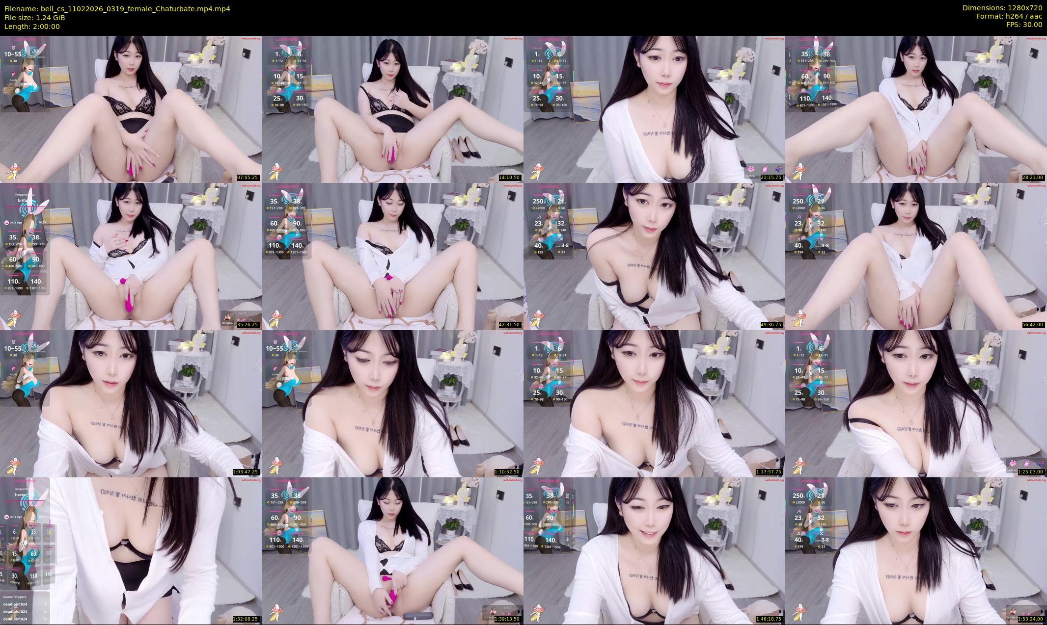 bell_cs — 120 minute Chaturbate female cam show recording, 720p, Feb 11, 2026