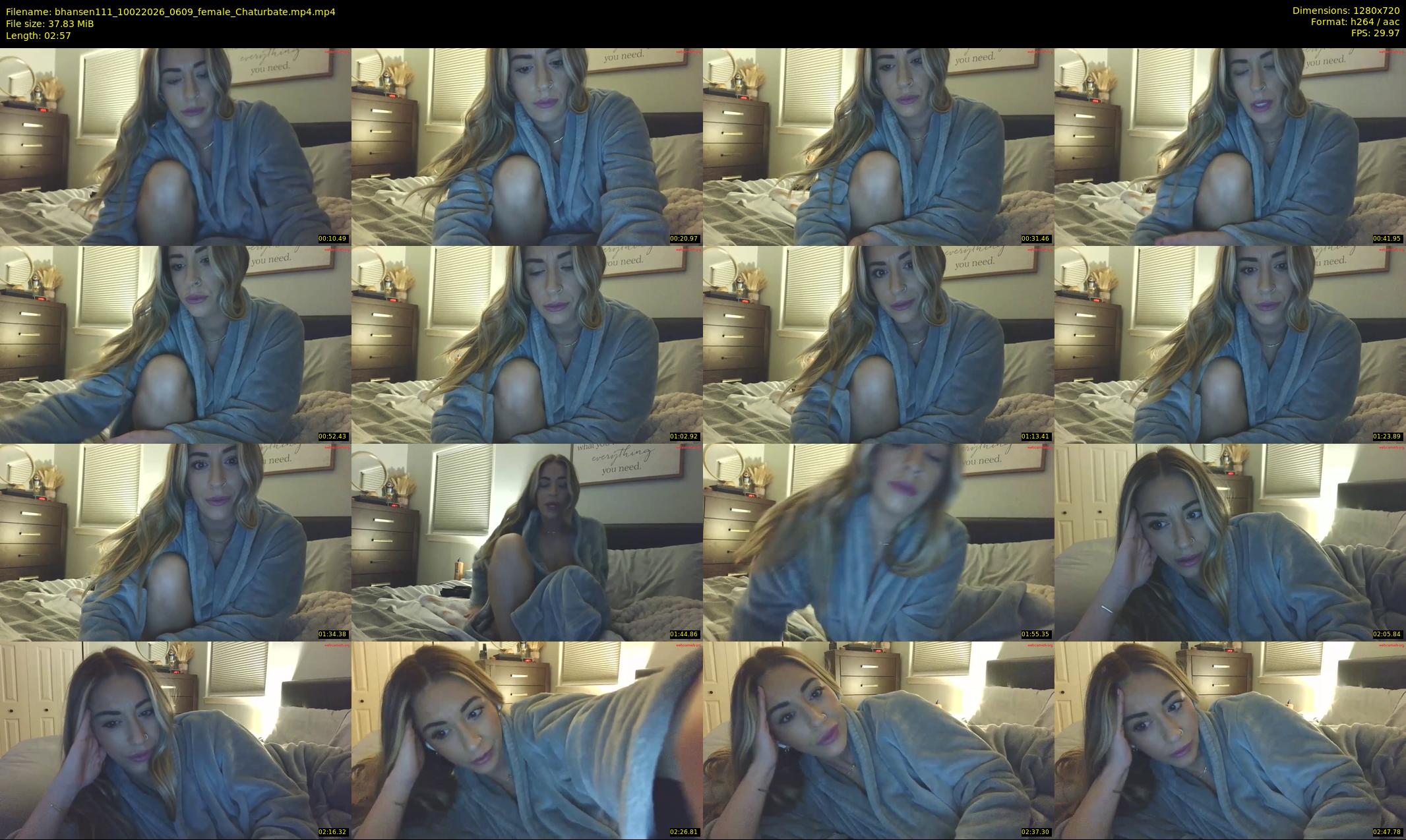 bhansen111 — 3 minute Chaturbate female cam show recording, 720p, Feb 10, 2026