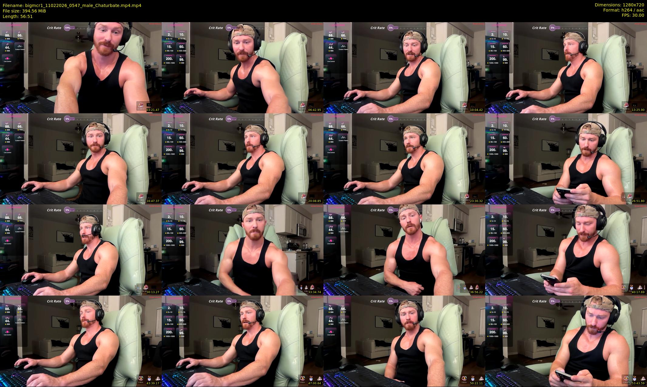 bigmcr1 — 57 minute Chaturbate male cam show recording, 720p, Feb 11, 2026