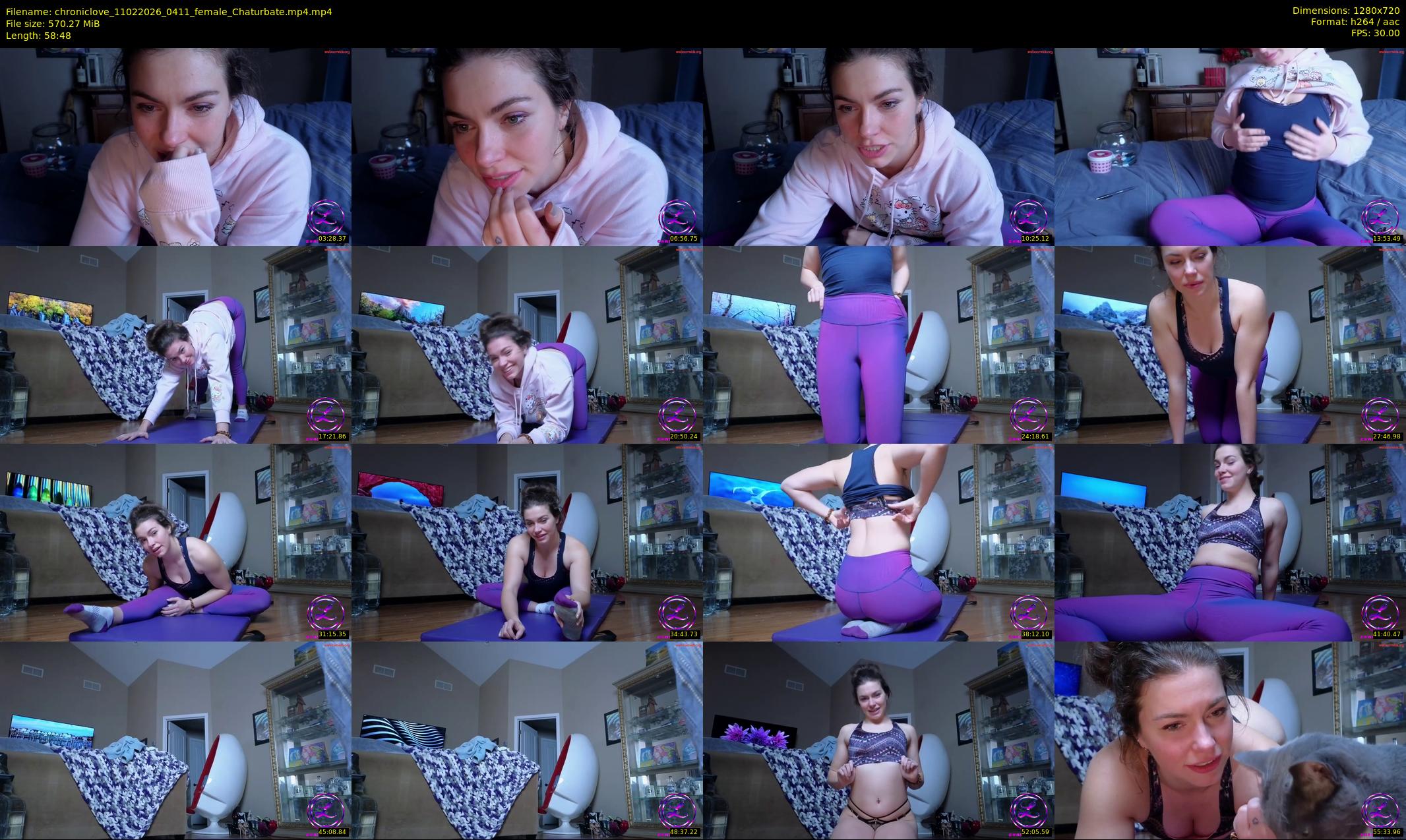 chroniclove — 59 minute Chaturbate female cam show recording, 720p, Feb 11, 2026