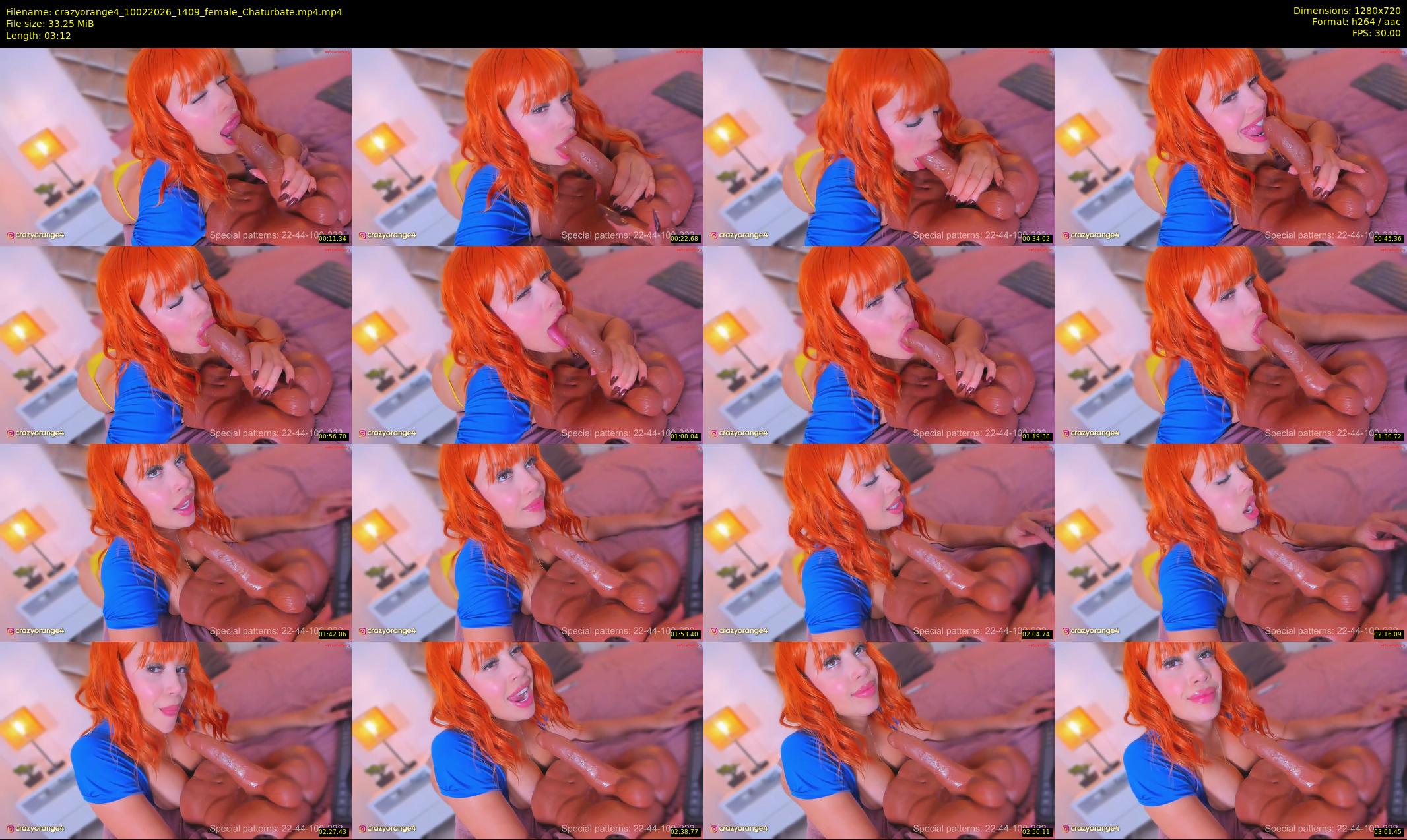 crazyorange4 — 4 minute Chaturbate female cam show recording, 720p, Feb 10, 2026