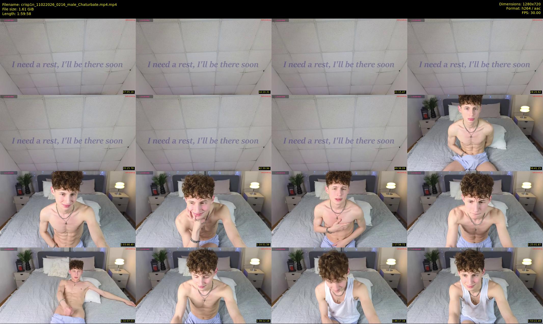 crisp1n — 120 minute Chaturbate male cam show recording, 720p, Feb 11, 2026