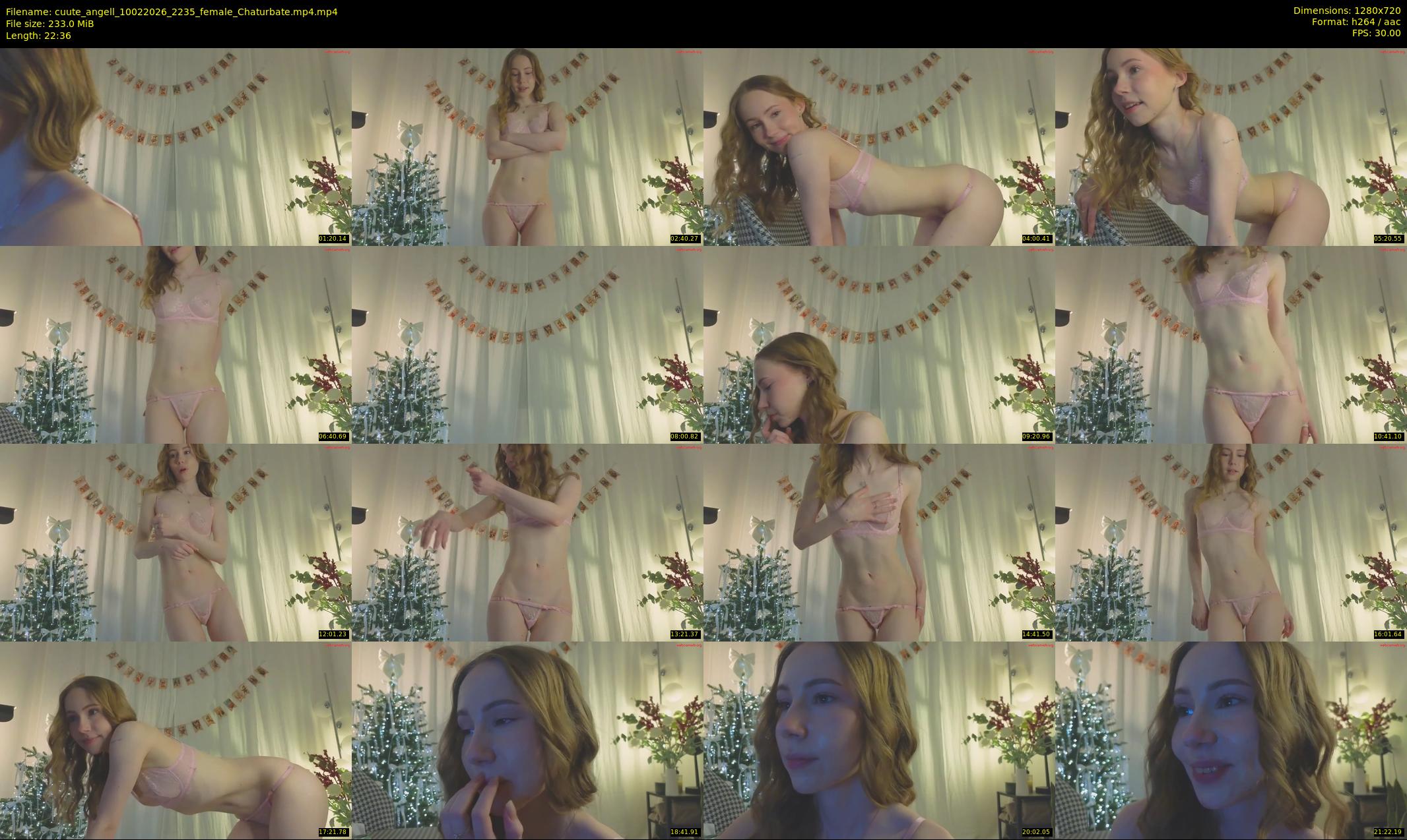 cuute_angell — 23 minute Chaturbate female cam show recording, 720p, Feb 10, 2026