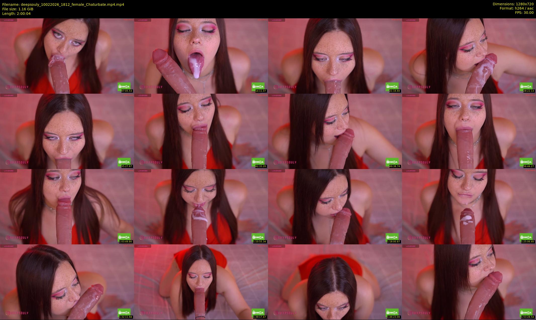 deepsouly — 121 minute Chaturbate female cam show recording, 720p, Feb 10, 2026