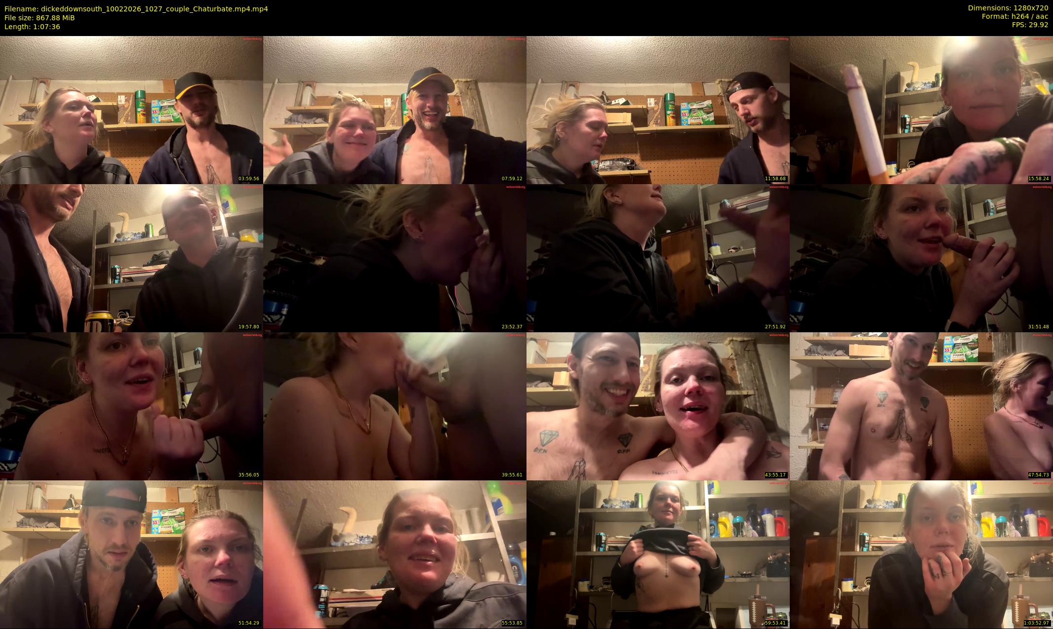 dickeddownsouth — 68 minute Chaturbate couple cam show recording, 720p, Feb 10, 2026
