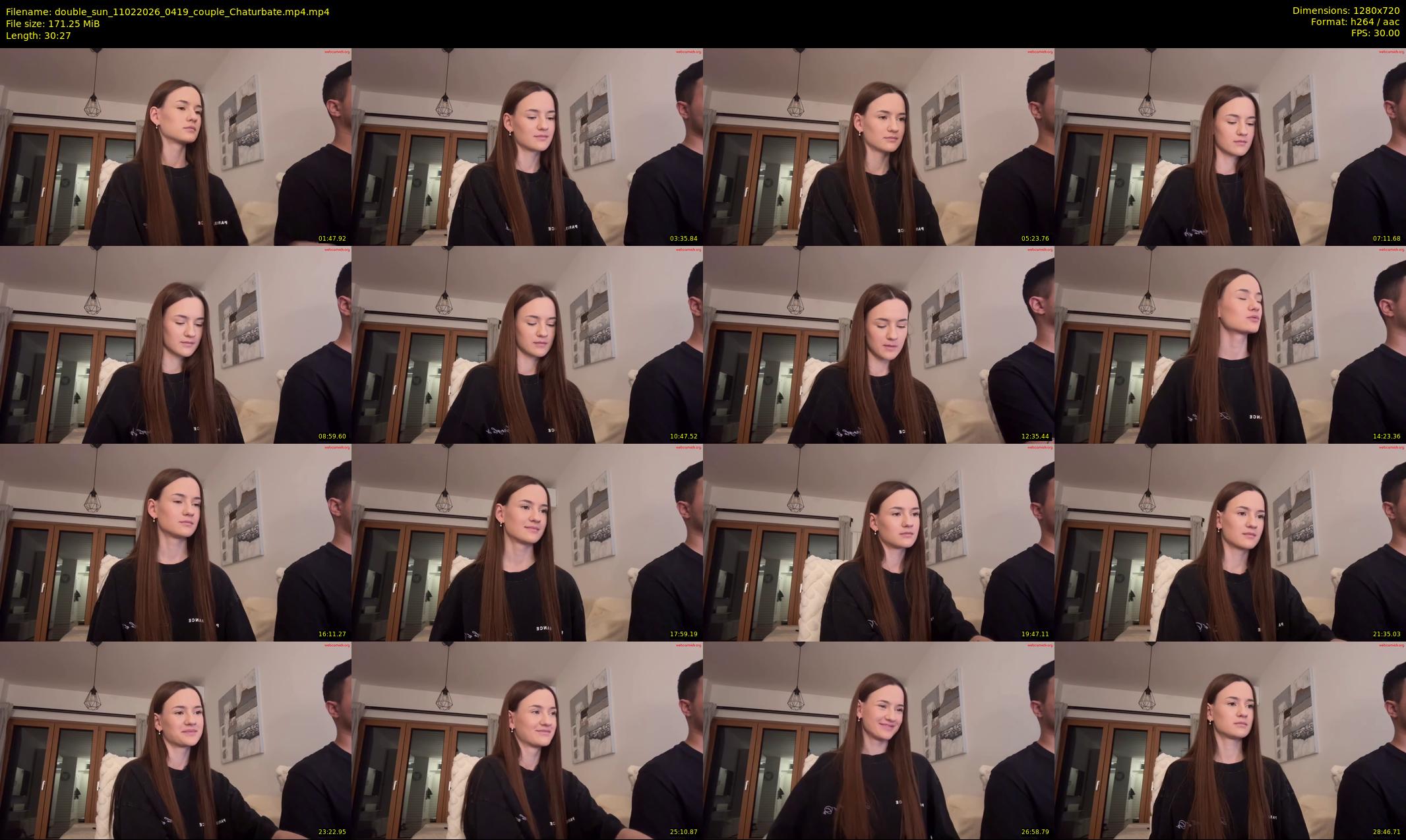 double_sun — 31 minute Chaturbate couple cam show recording, 720p, Feb 11, 2026