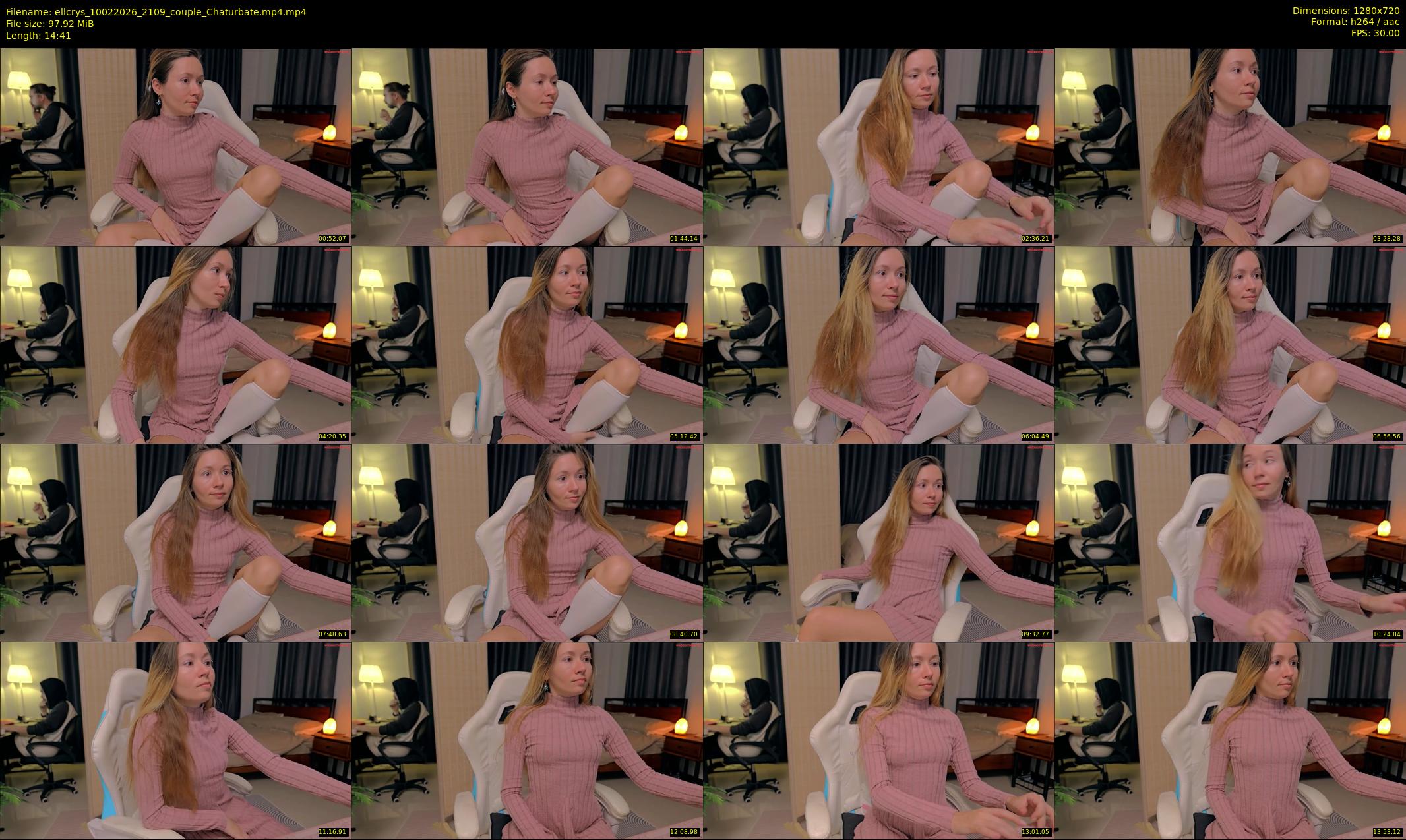 ellcrys — 15 minute Chaturbate couple cam show recording, 720p, Feb 10, 2026