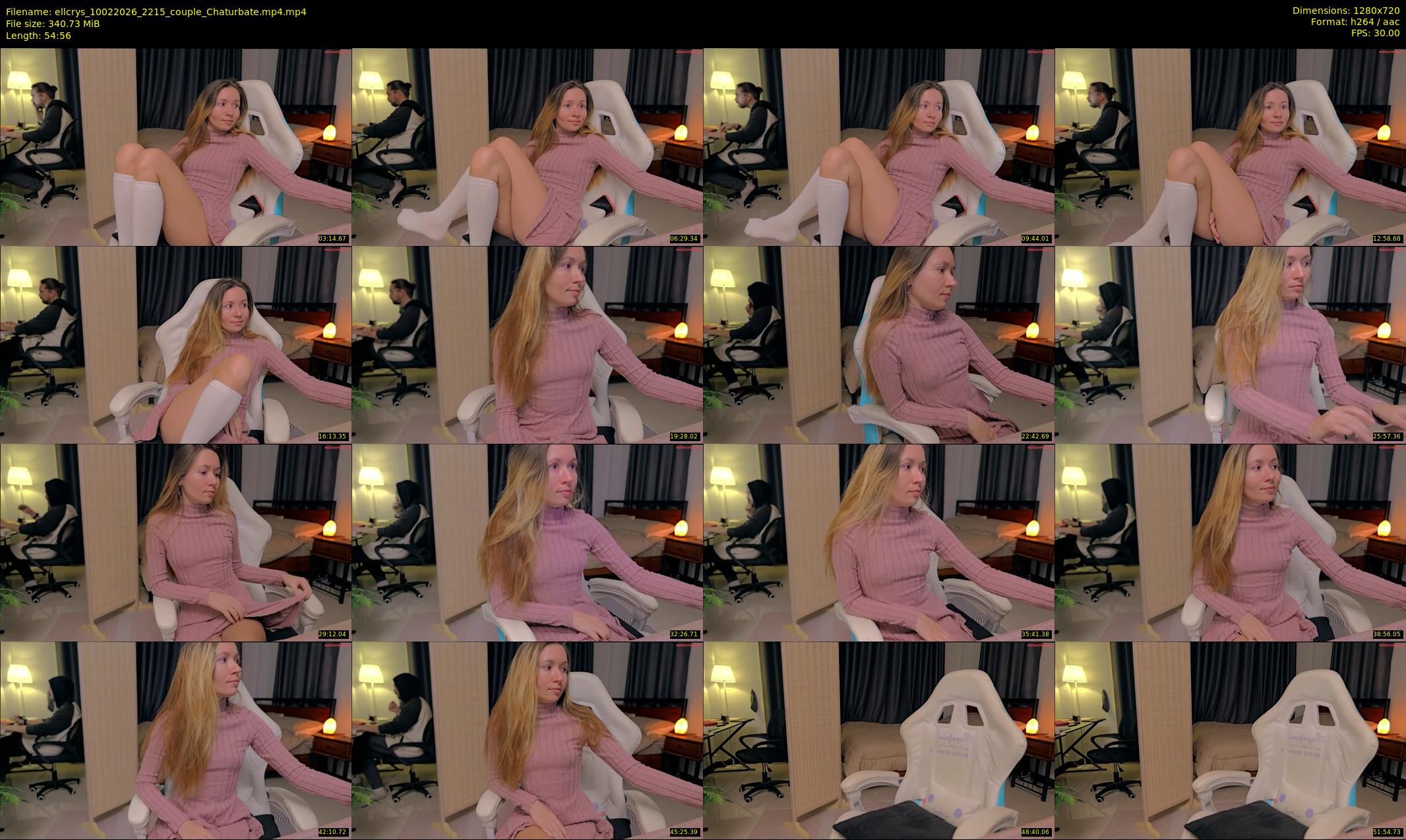 ellcrys — 55 minute Chaturbate couple cam show recording, 720p, Feb 10, 2026