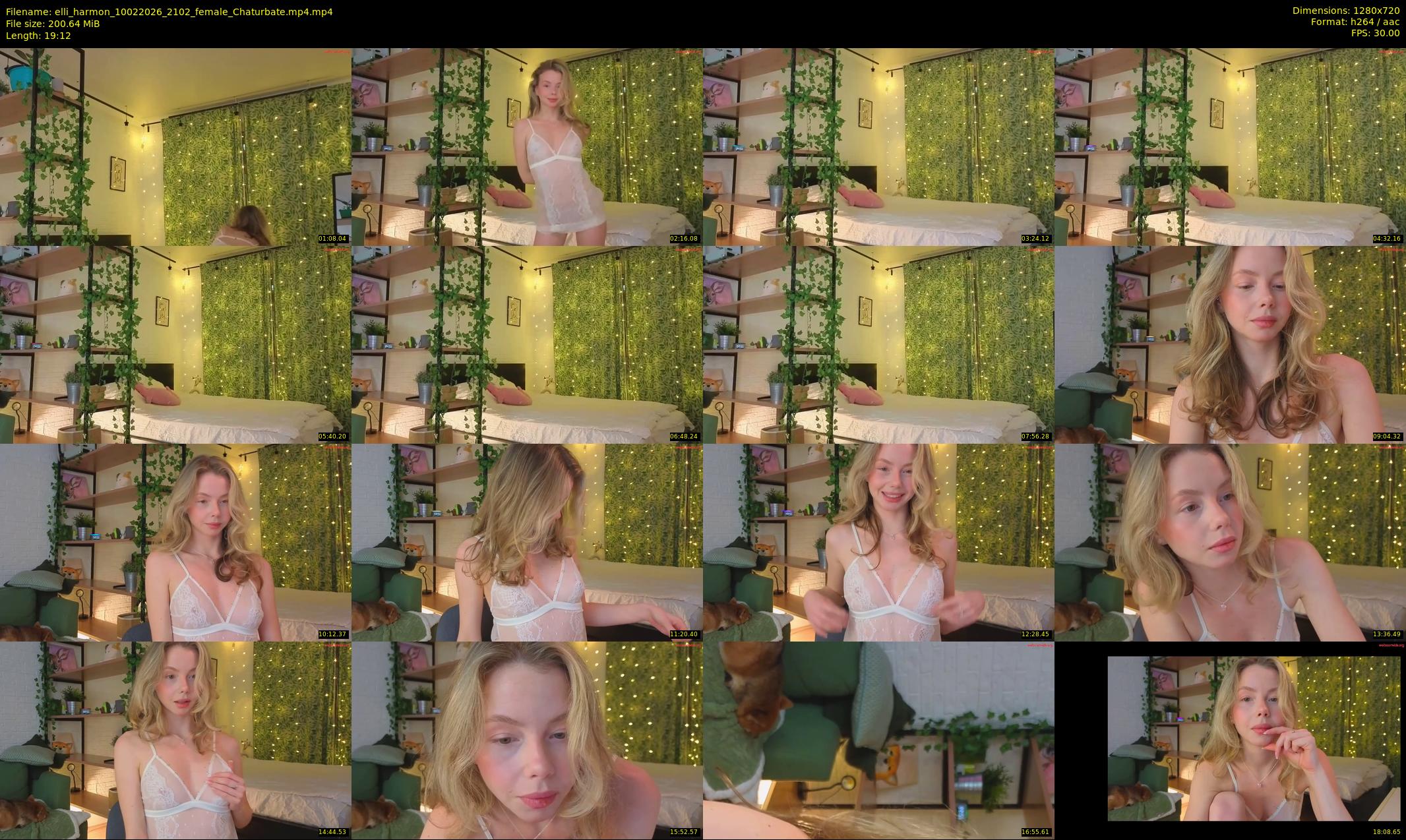 elli_harmon — 20 minute Chaturbate female cam show recording, 720p, Feb 10, 2026
