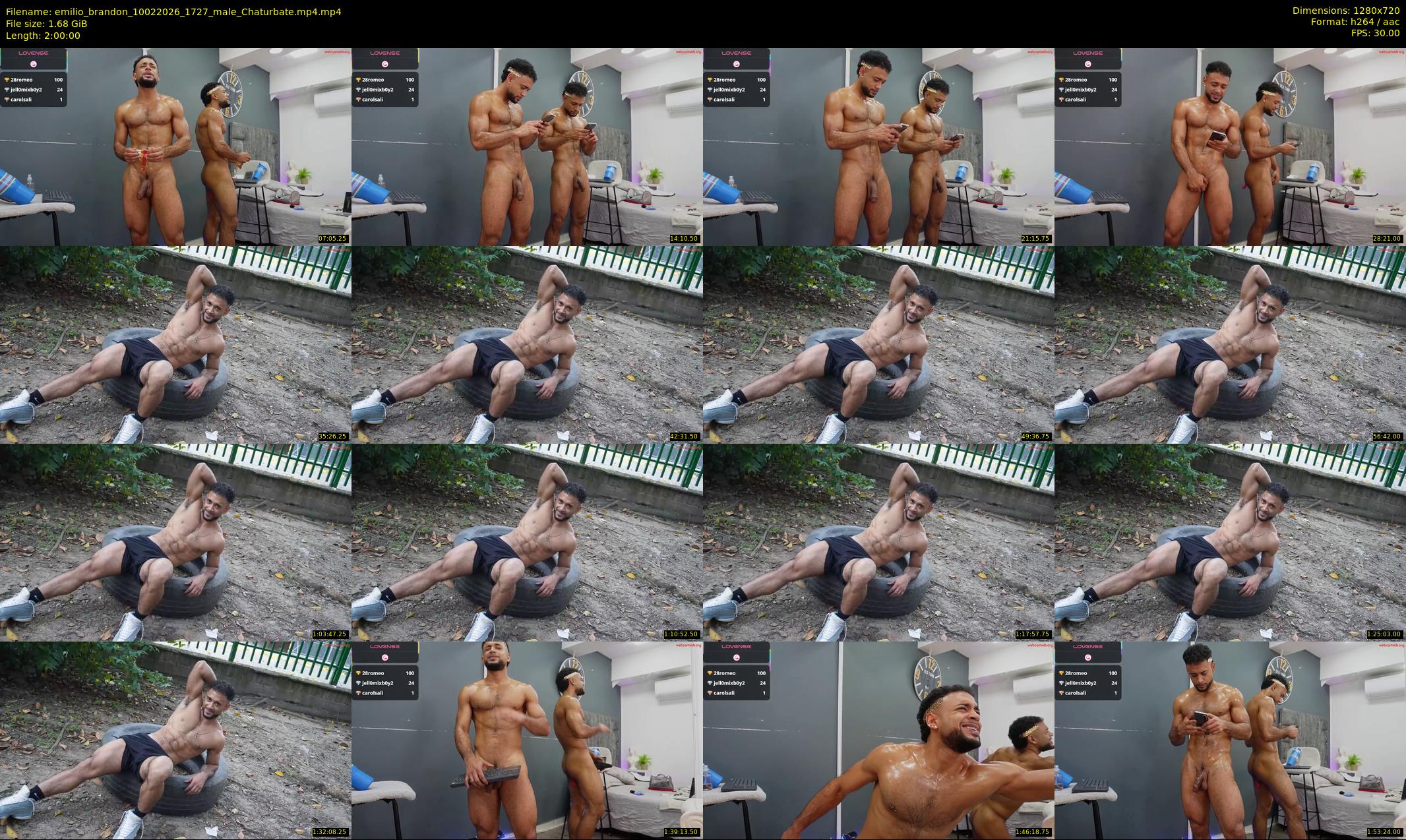 emilio_brandon — 120 minute Chaturbate male cam show recording, 720p, Feb 10, 2026