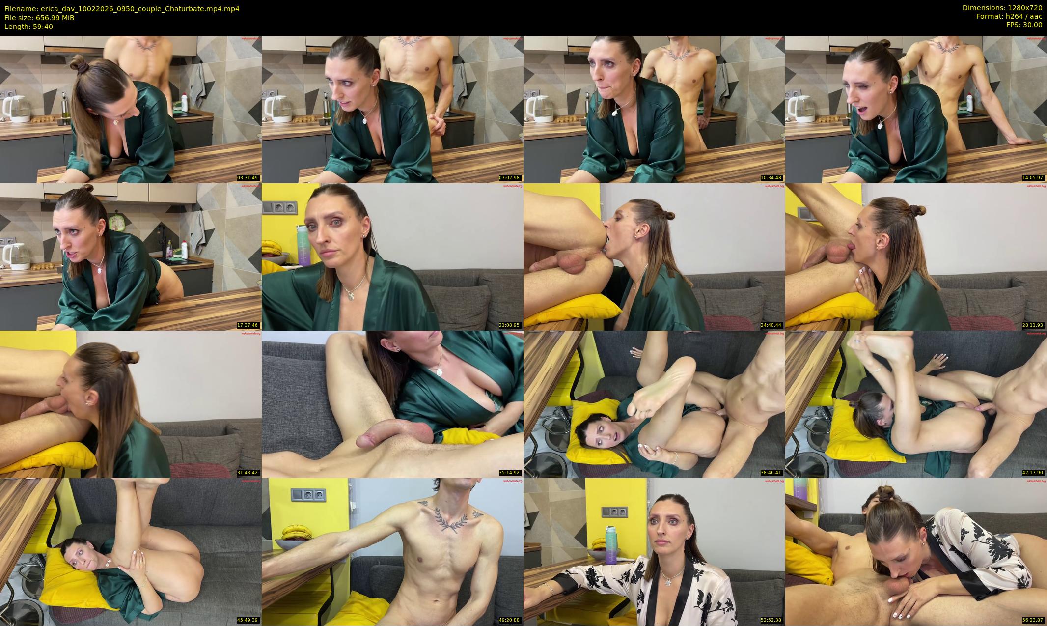 erica_dav — 60 minute Chaturbate couple cam show recording, 720p, Feb 10, 2026