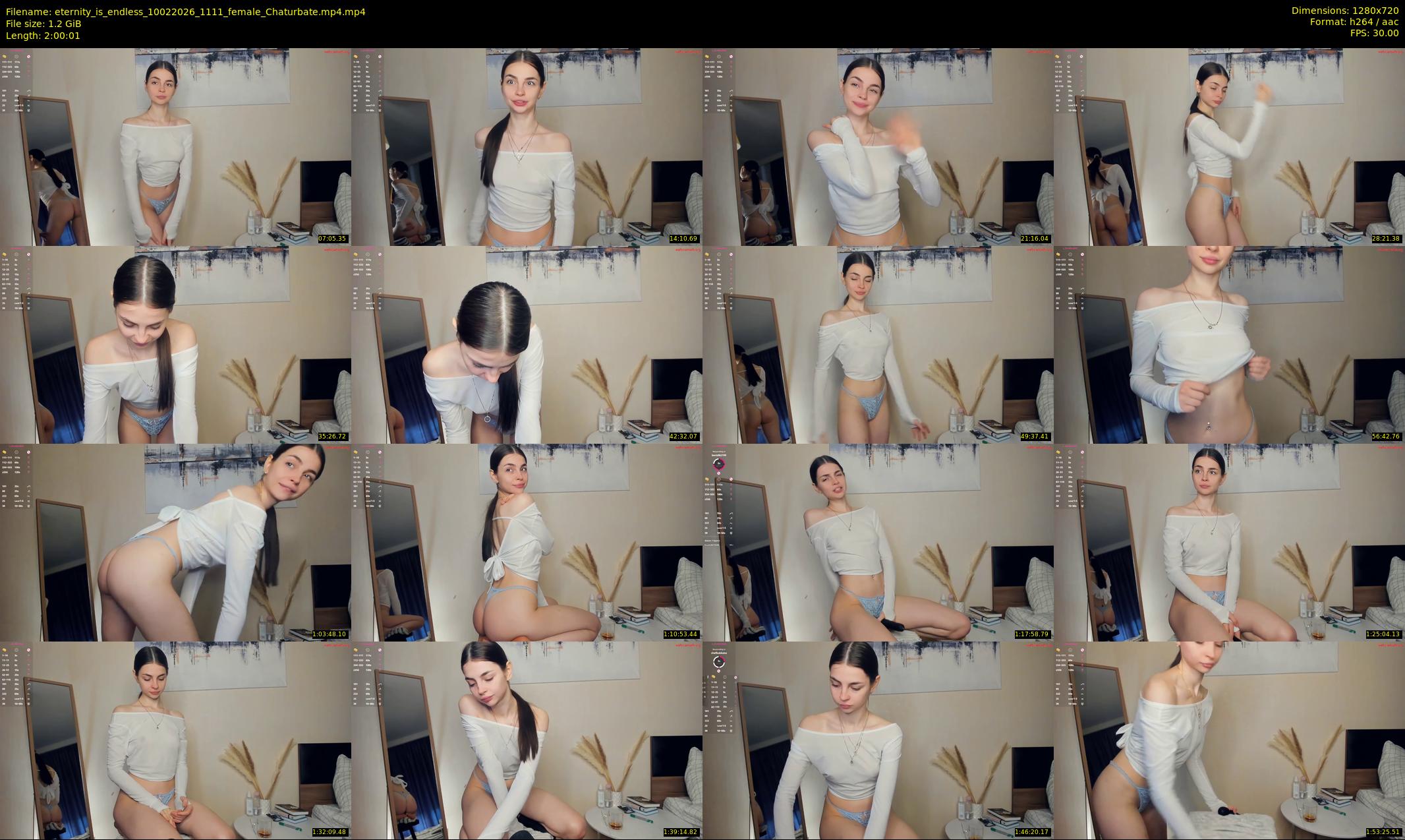 eternity_is_endless — 121 minute Chaturbate female cam show recording, 720p, Feb 10, 2026