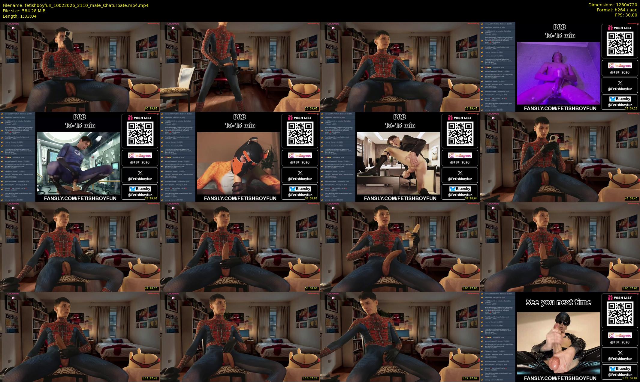 fetishboyfun — 94 minute Chaturbate male cam show recording, 720p, Feb 10, 2026