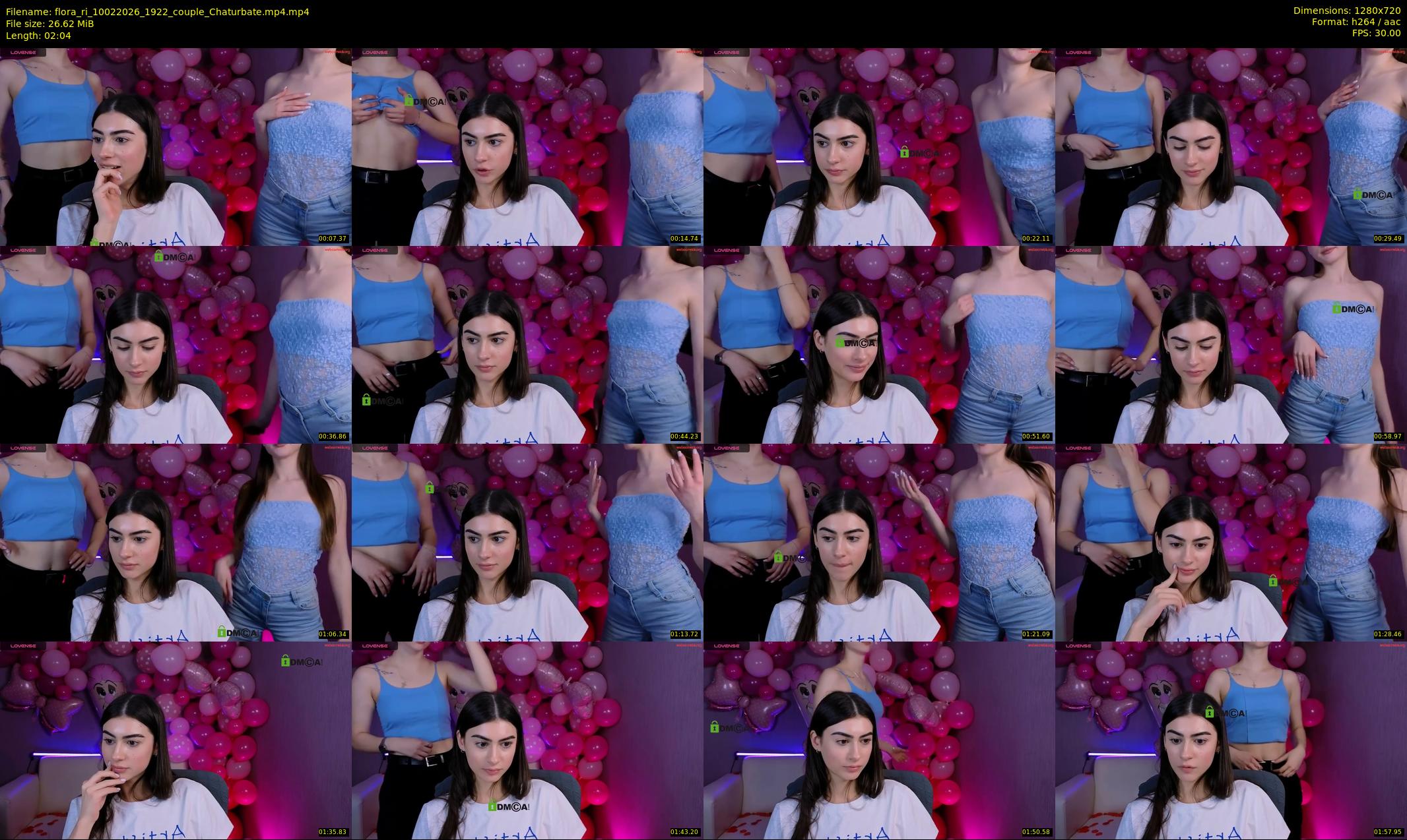 flora_ri — 3 minute Chaturbate female cam show recording, 720p, Feb 10, 2026