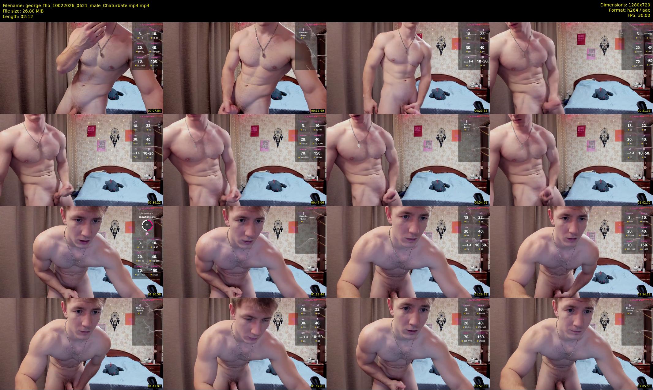 george_fflo — 3 minute Chaturbate male cam show recording, 720p, Feb 10, 2026