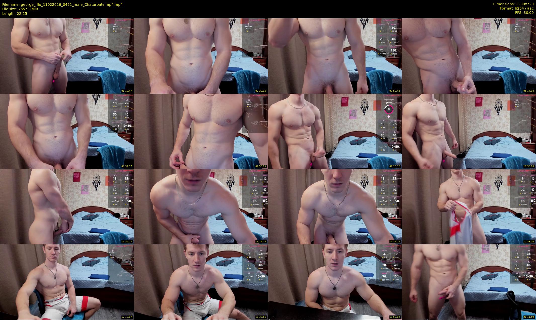 george_fflo — 23 minute Chaturbate male cam show recording, 720p, Feb 11, 2026