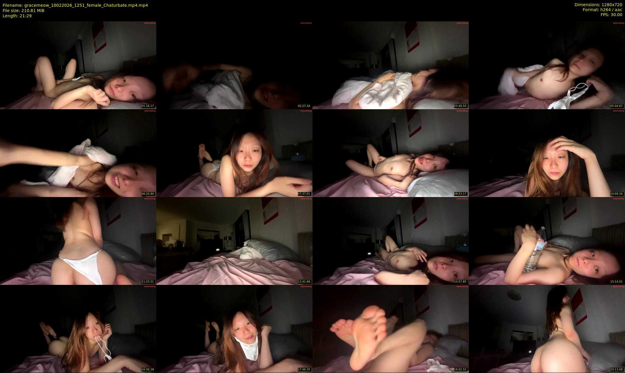 gracemeow — 22 minute Chaturbate female cam show recording, 720p, Feb 10, 2026