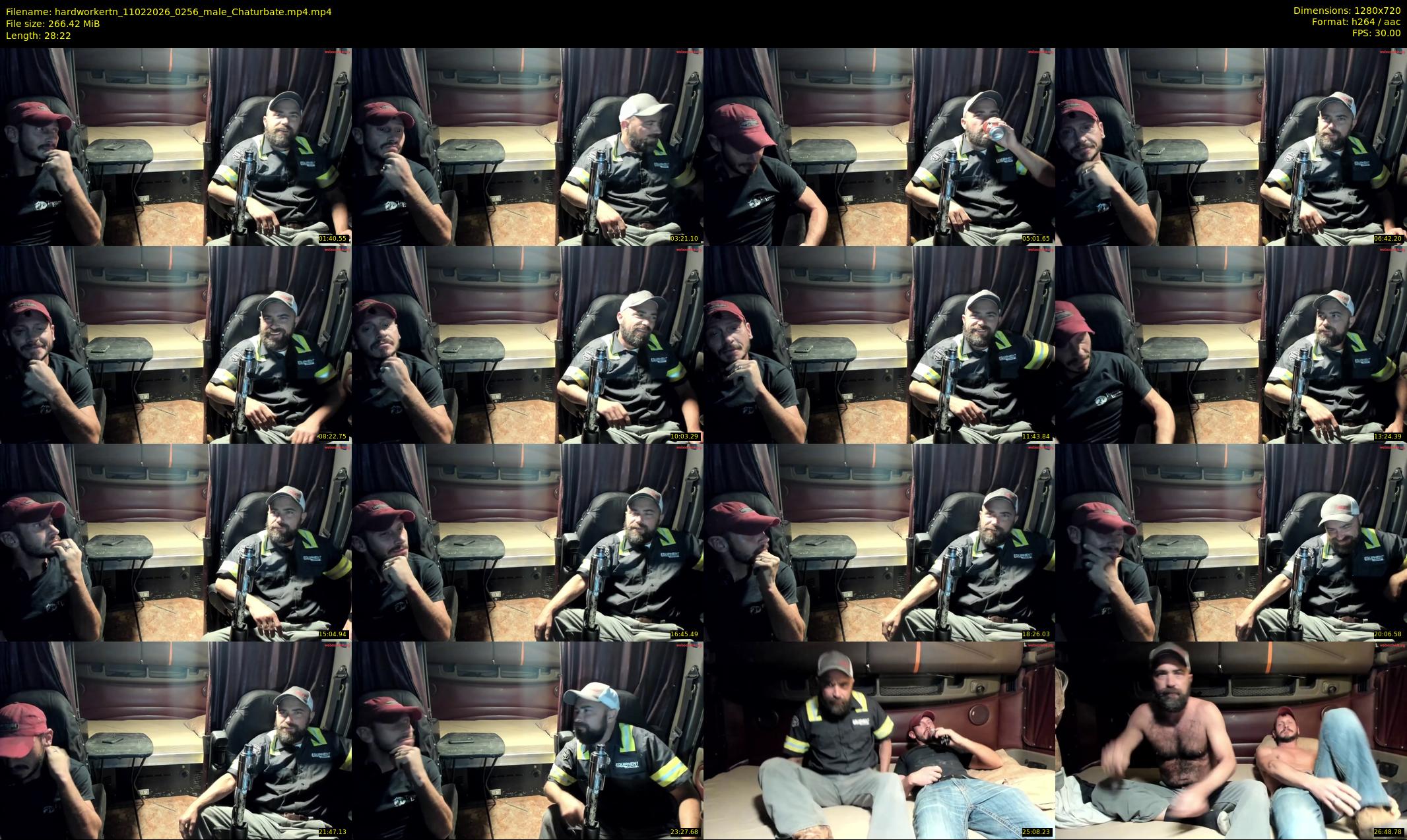 hardworkertn — 29 minute Chaturbate male cam show recording, 720p, Feb 11, 2026