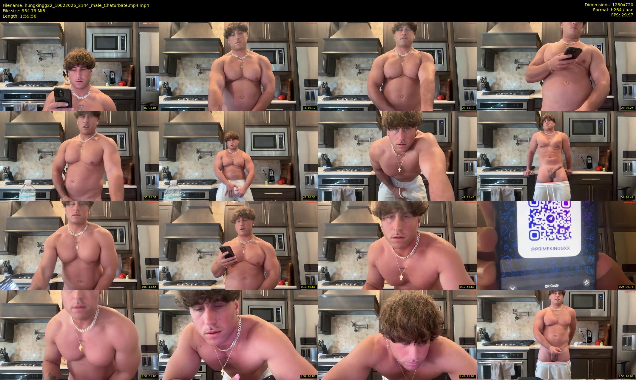 hungkingg22 — 120 minute Chaturbate male cam show recording, 720p, Feb 10, 2026