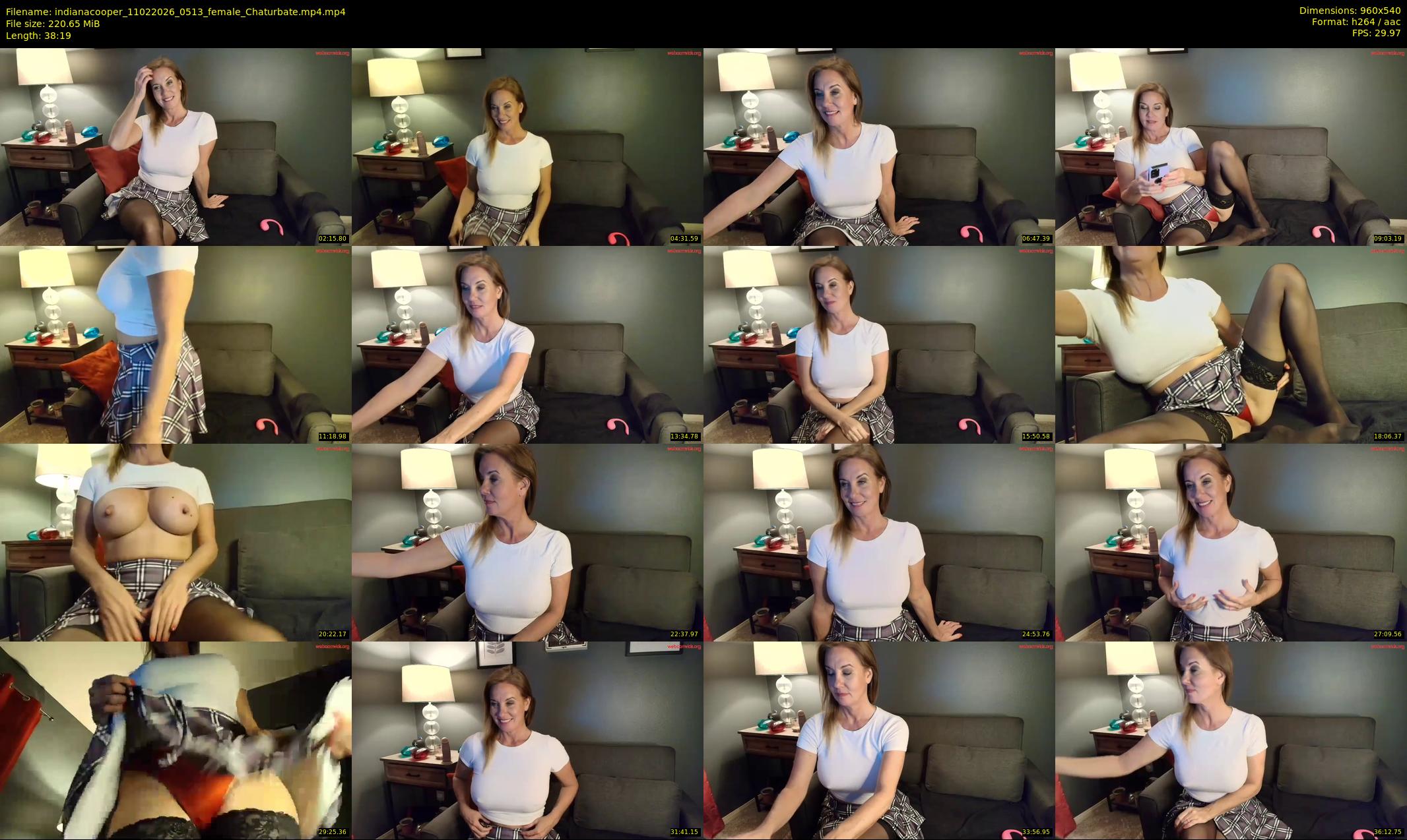 indianacooper — 39 minute Chaturbate female cam show recording, 480p, Feb 11, 2026