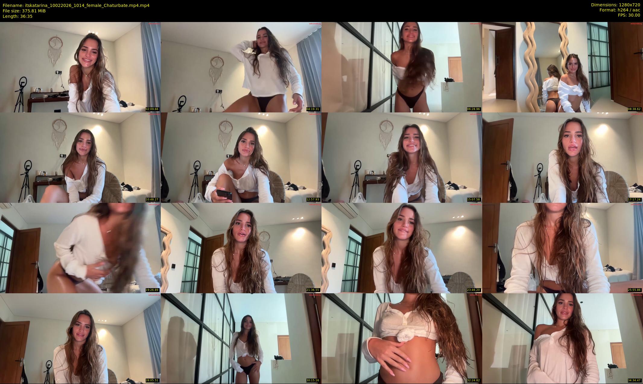 itskatarina — 37 minute Chaturbate female cam show recording, 720p, Feb 10, 2026