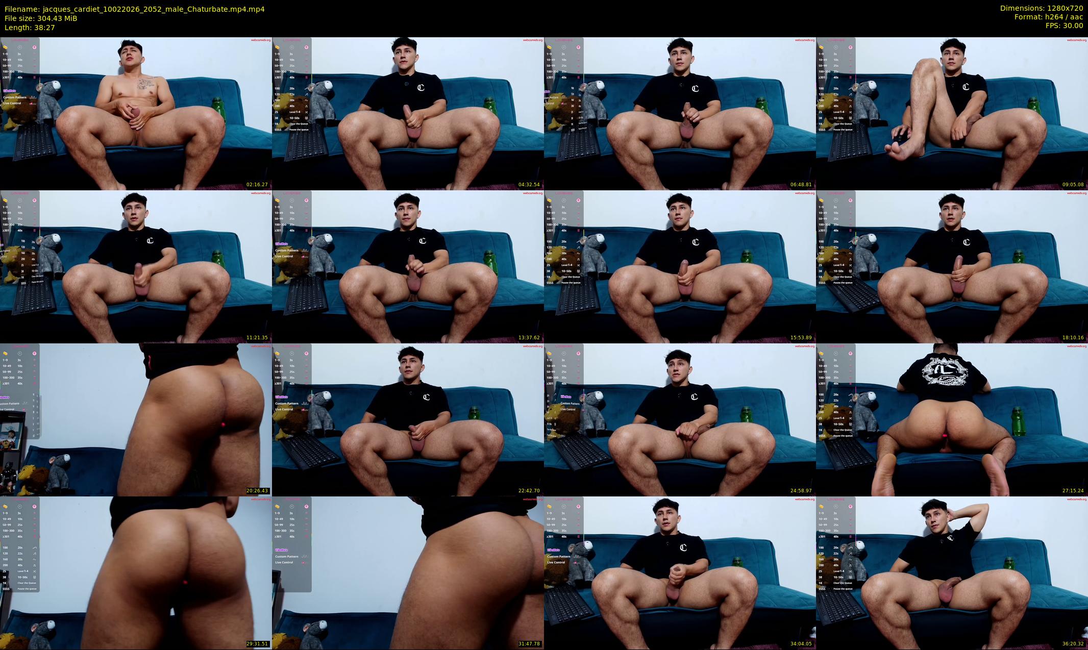 jacques_cardiet — 39 minute Chaturbate male cam show recording, 720p, Feb 10, 2026