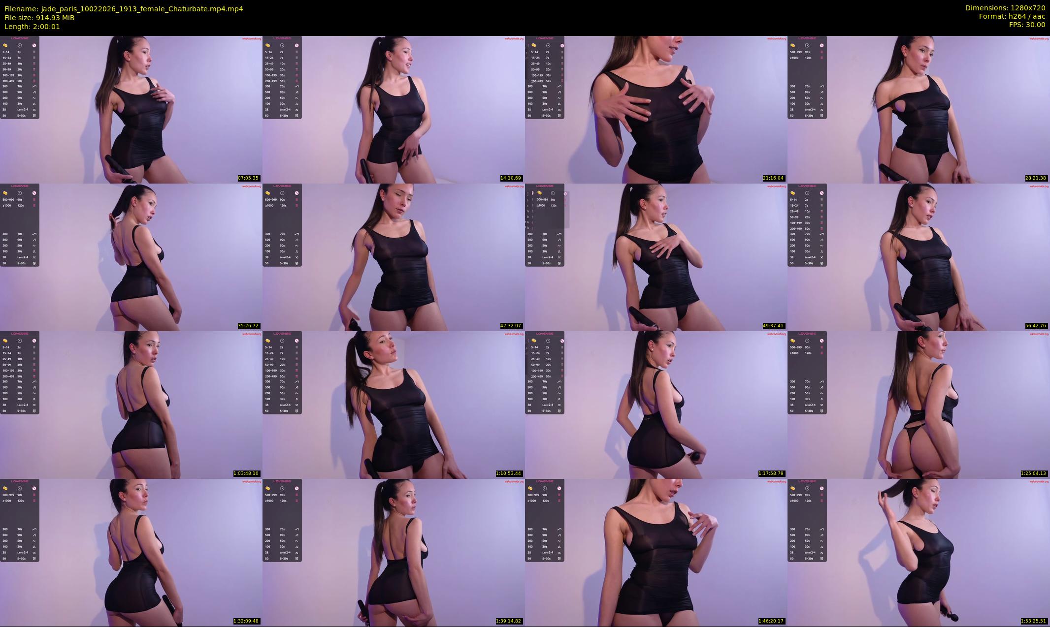 jade_paris — 121 minute Chaturbate female cam show recording, 720p, Feb 10, 2026
