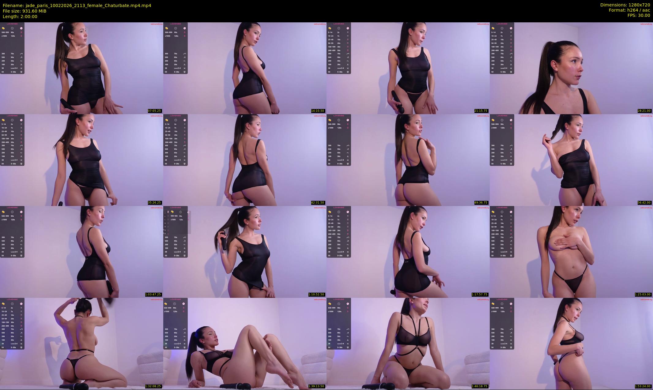 jade_paris — 120 minute Chaturbate female cam show recording, 720p, Feb 10, 2026