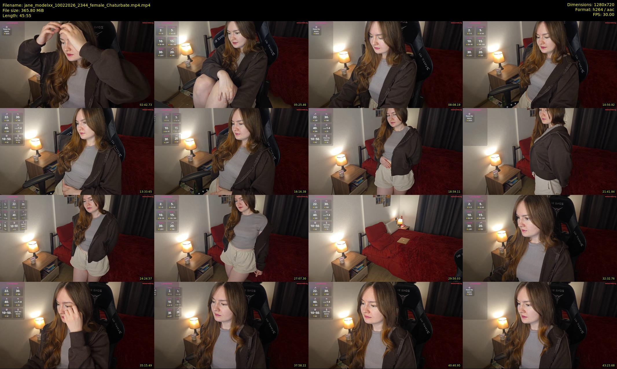 jane_modelxx — 46 minute Chaturbate female cam show recording, 720p, Feb 10, 2026