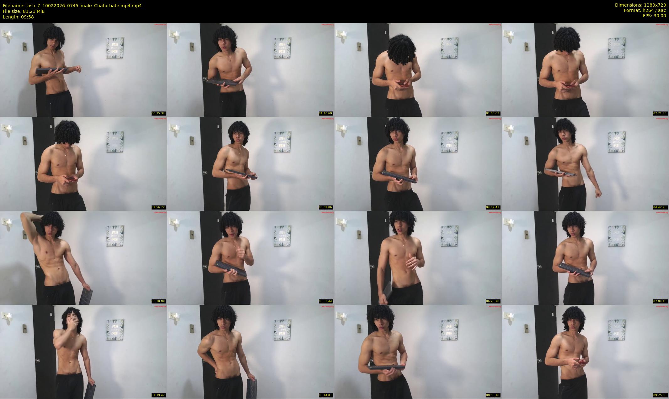 jash_7 — 10 minute Chaturbate male cam show recording, 720p, Feb 10, 2026