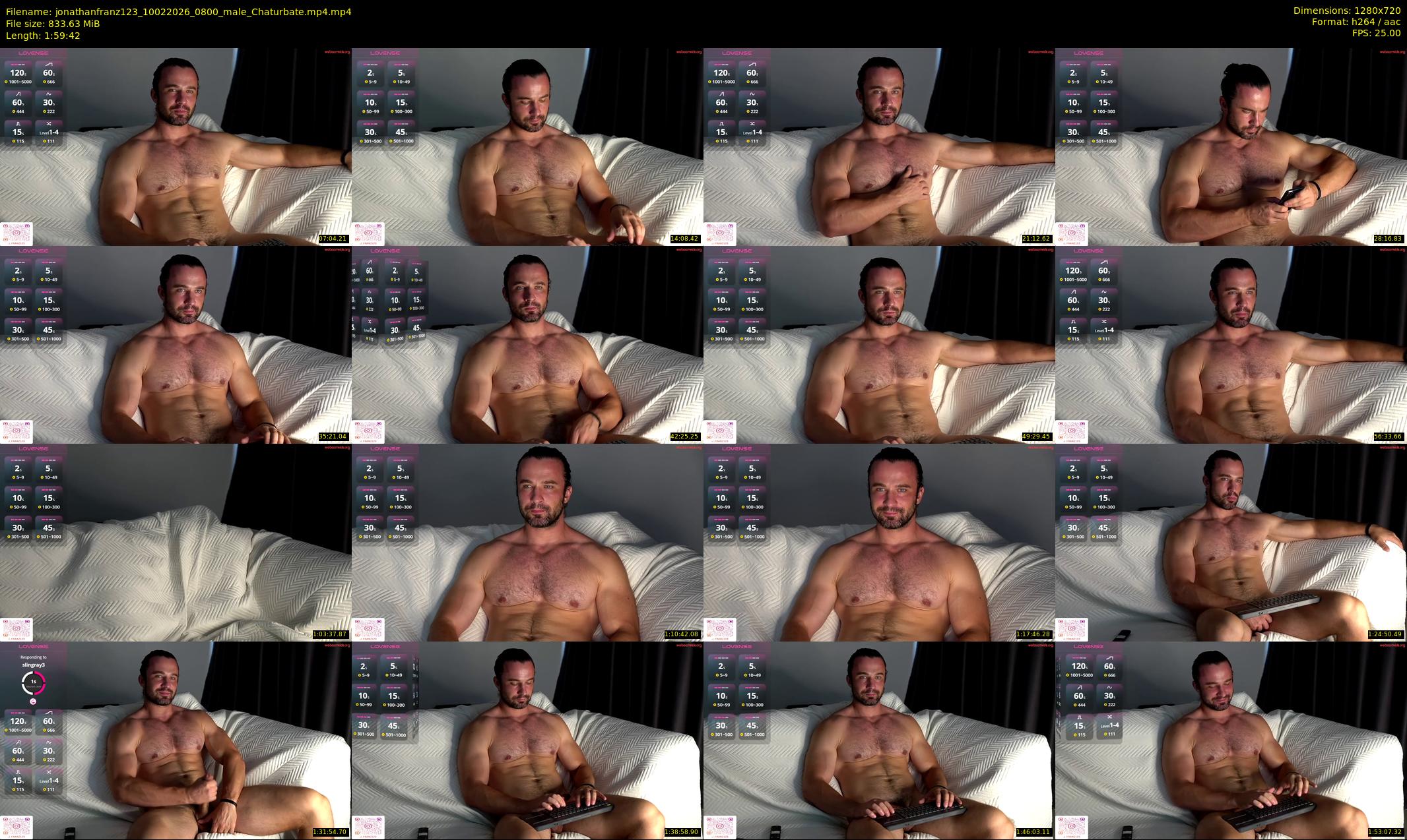 jonathanfranz123 — 120 minute Chaturbate male cam show recording, 720p, Feb 10, 2026