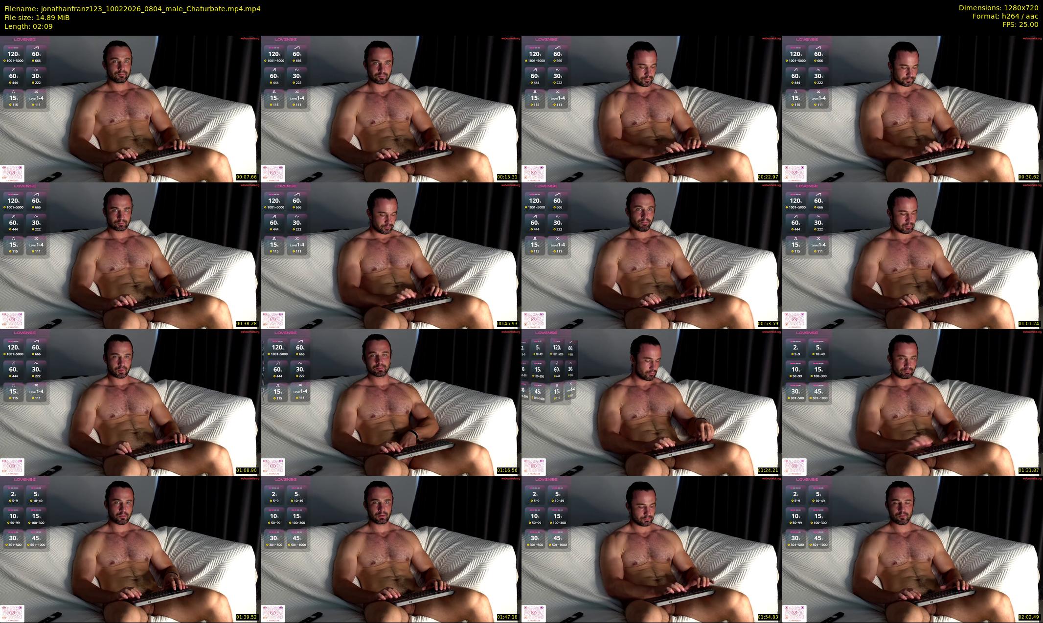 jonathanfranz123 — 3 minute Chaturbate male cam show recording, 720p, Feb 10, 2026