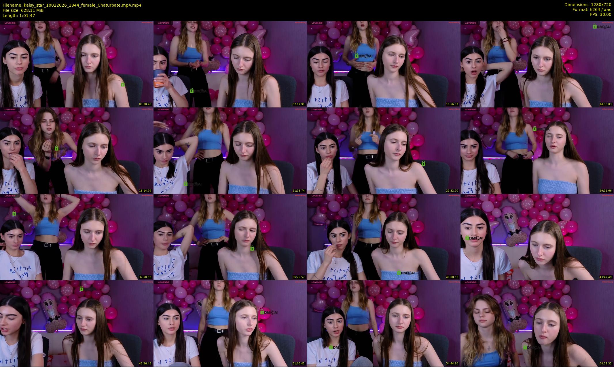 kaisy_star — 62 minute Chaturbate female cam show recording, 720p, Feb 10, 2026