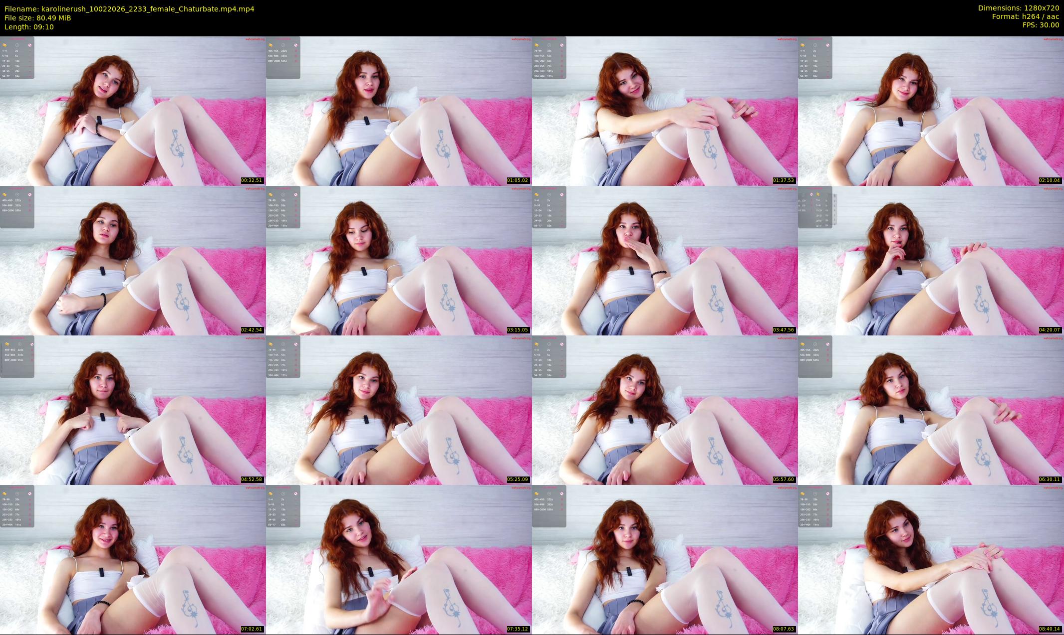 karolinerush — 10 minute Chaturbate female cam show recording, 720p, Feb 10, 2026
