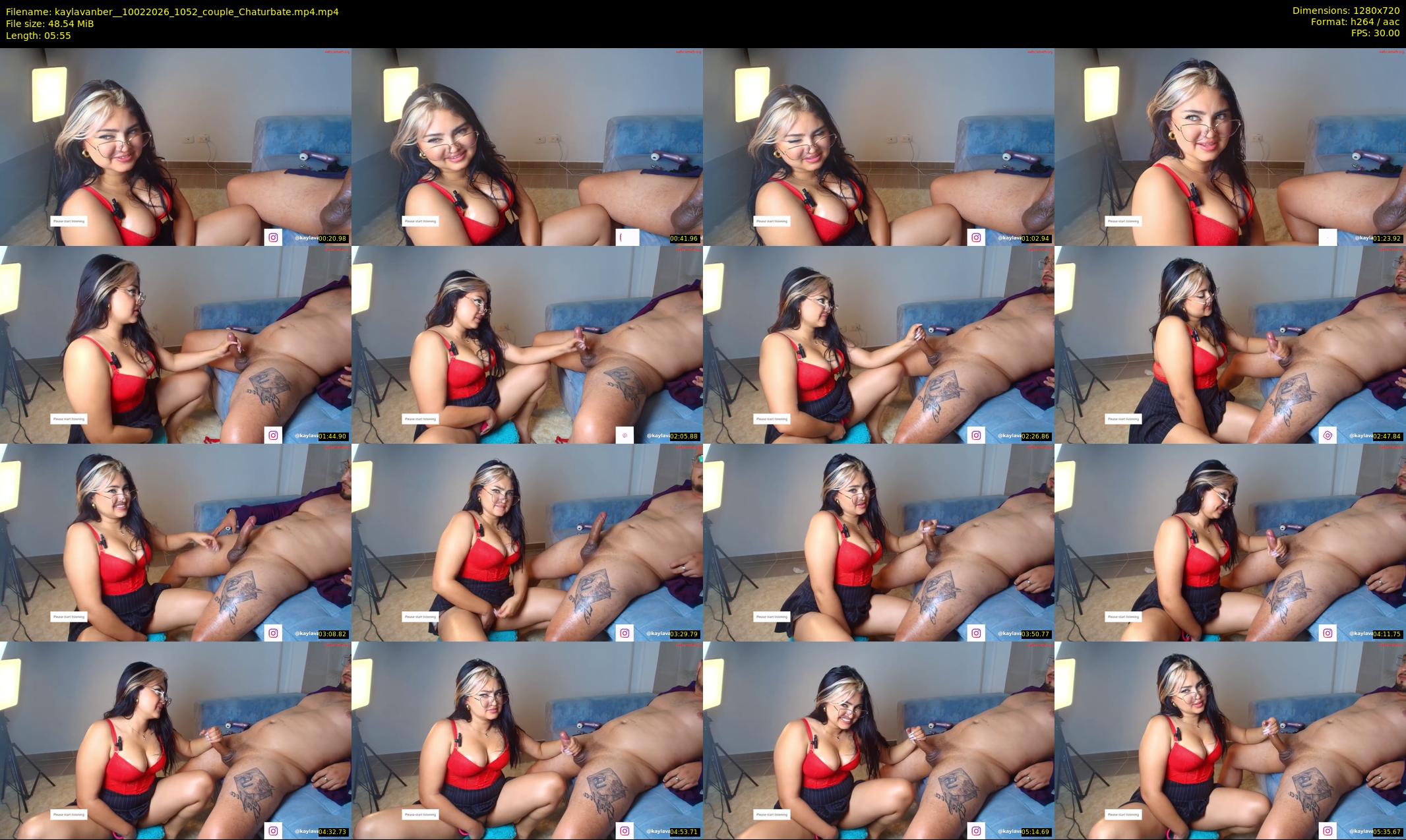 kaylavanber_ — 6 minute Chaturbate couple cam show recording, 720p, Feb 10, 2026
