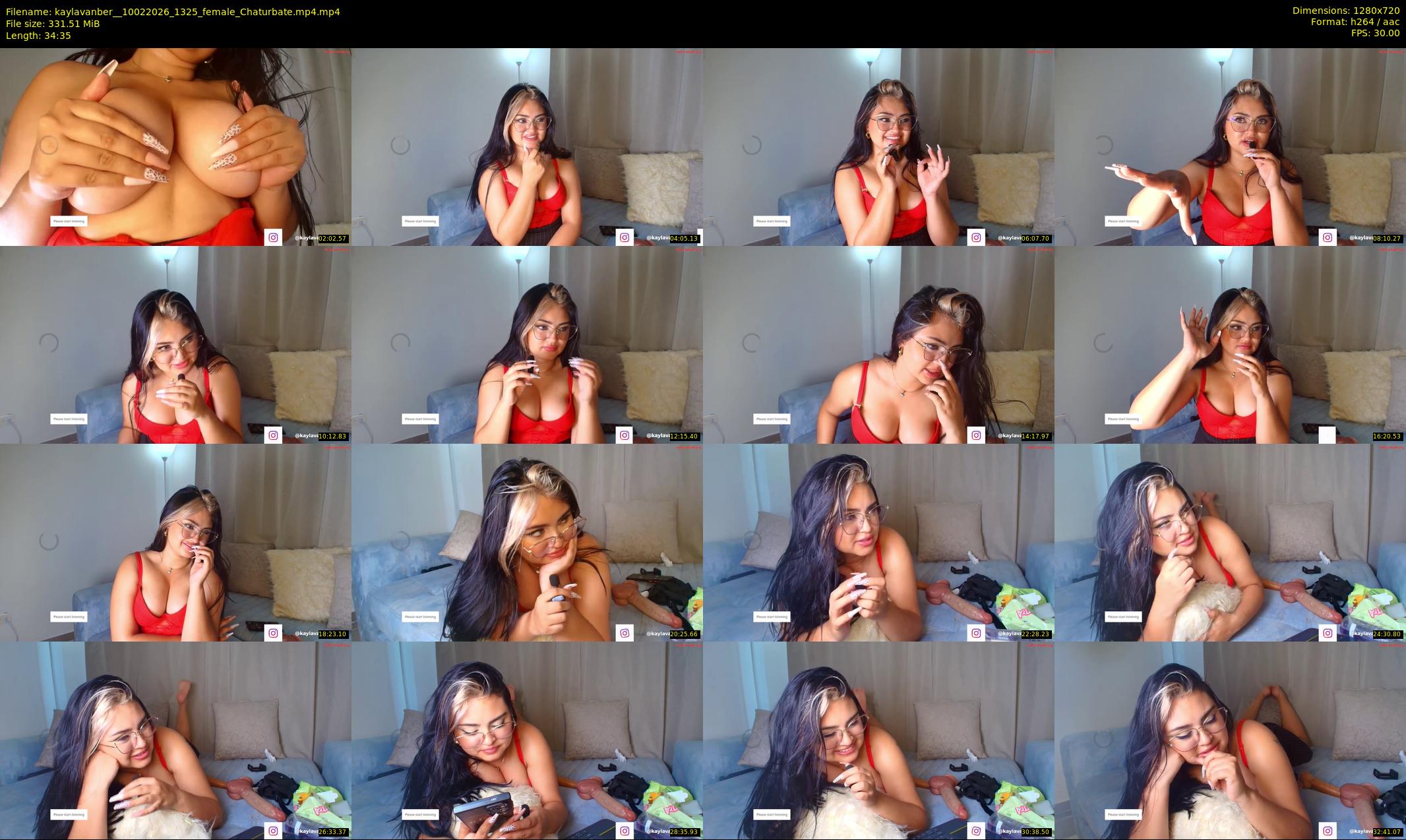 kaylavanber_ — 35 minute Chaturbate couple cam show recording, 720p, Feb 10, 2026
