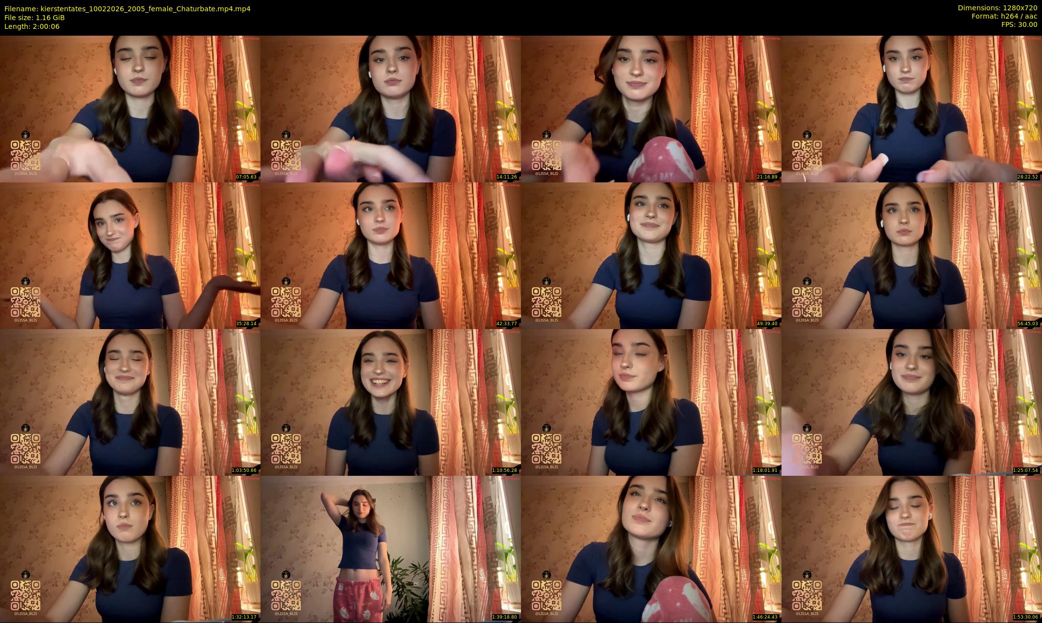kierstentates — 121 minute Chaturbate female cam show recording, 720p, Feb 10, 2026