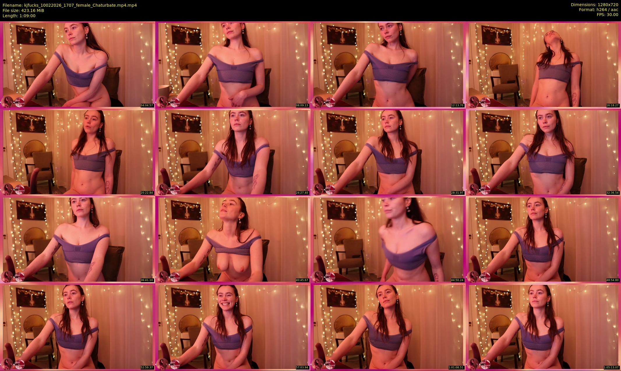 kjfucks — 69 minute Chaturbate couple cam show recording, 720p, Feb 10, 2026