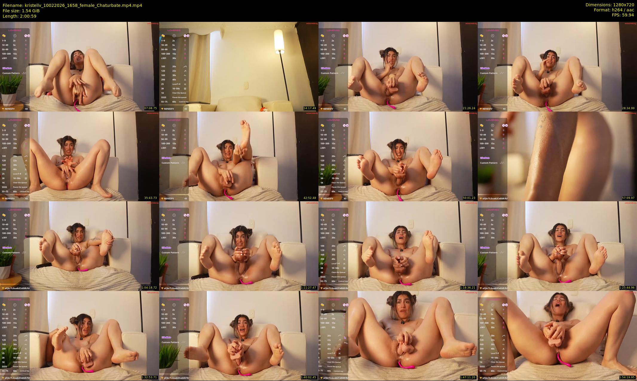 kristellv — 121 minute Chaturbate female cam show recording, 720p, Feb 10, 2026