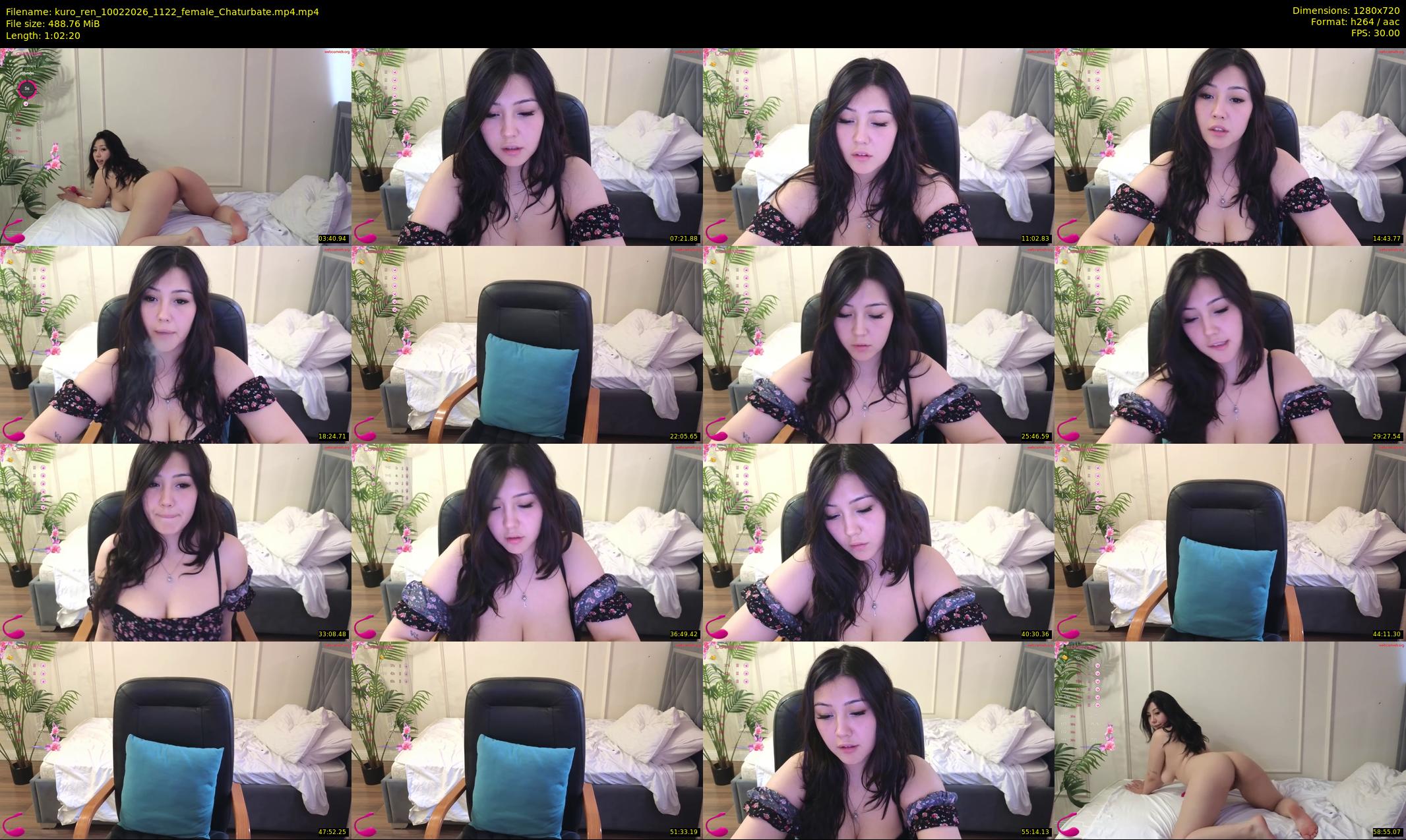 kuro_ren — 63 minute Chaturbate female cam show recording, 720p, Feb 10, 2026