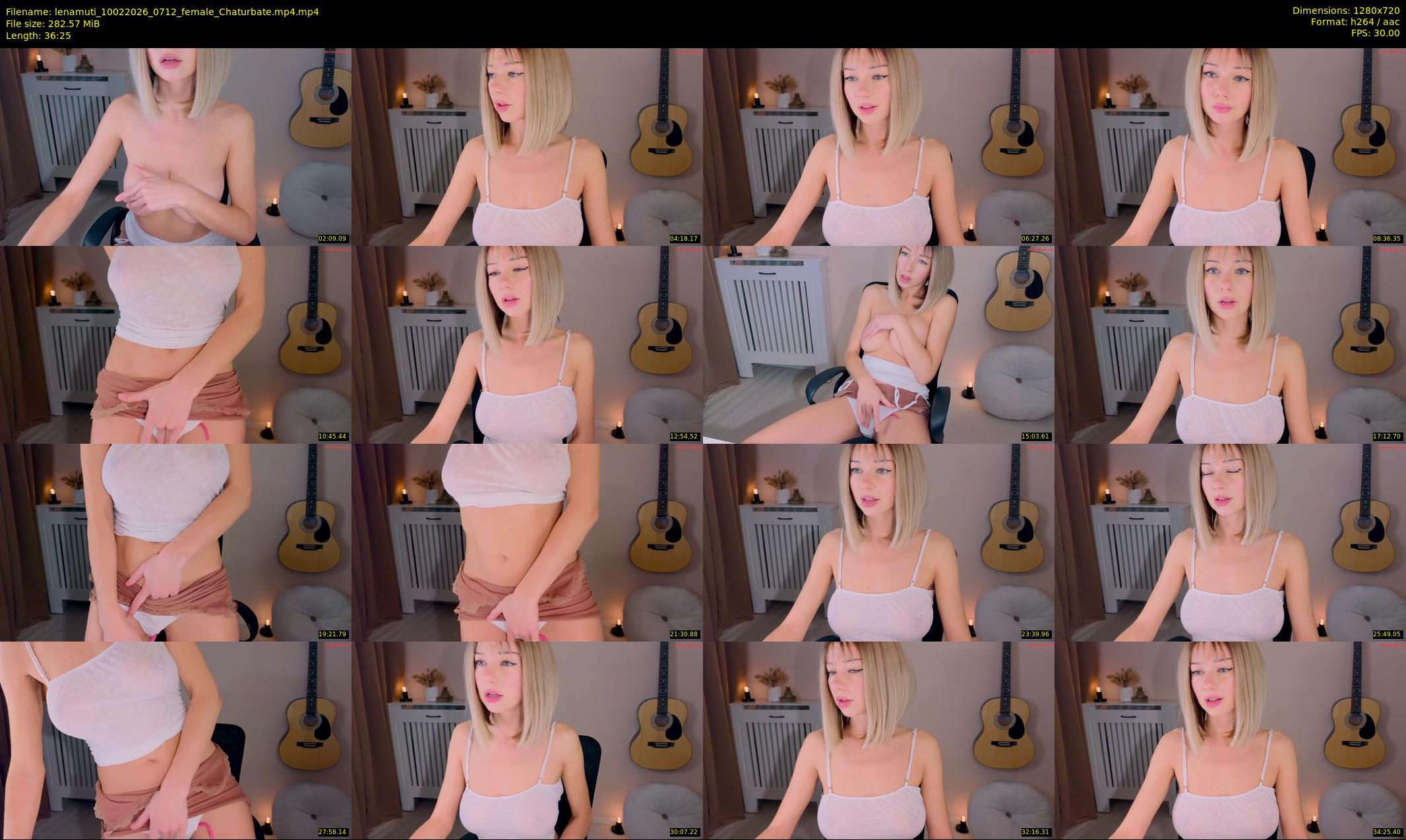 lenamuti — 37 minute Chaturbate female cam show recording, 720p, Feb 10, 2026