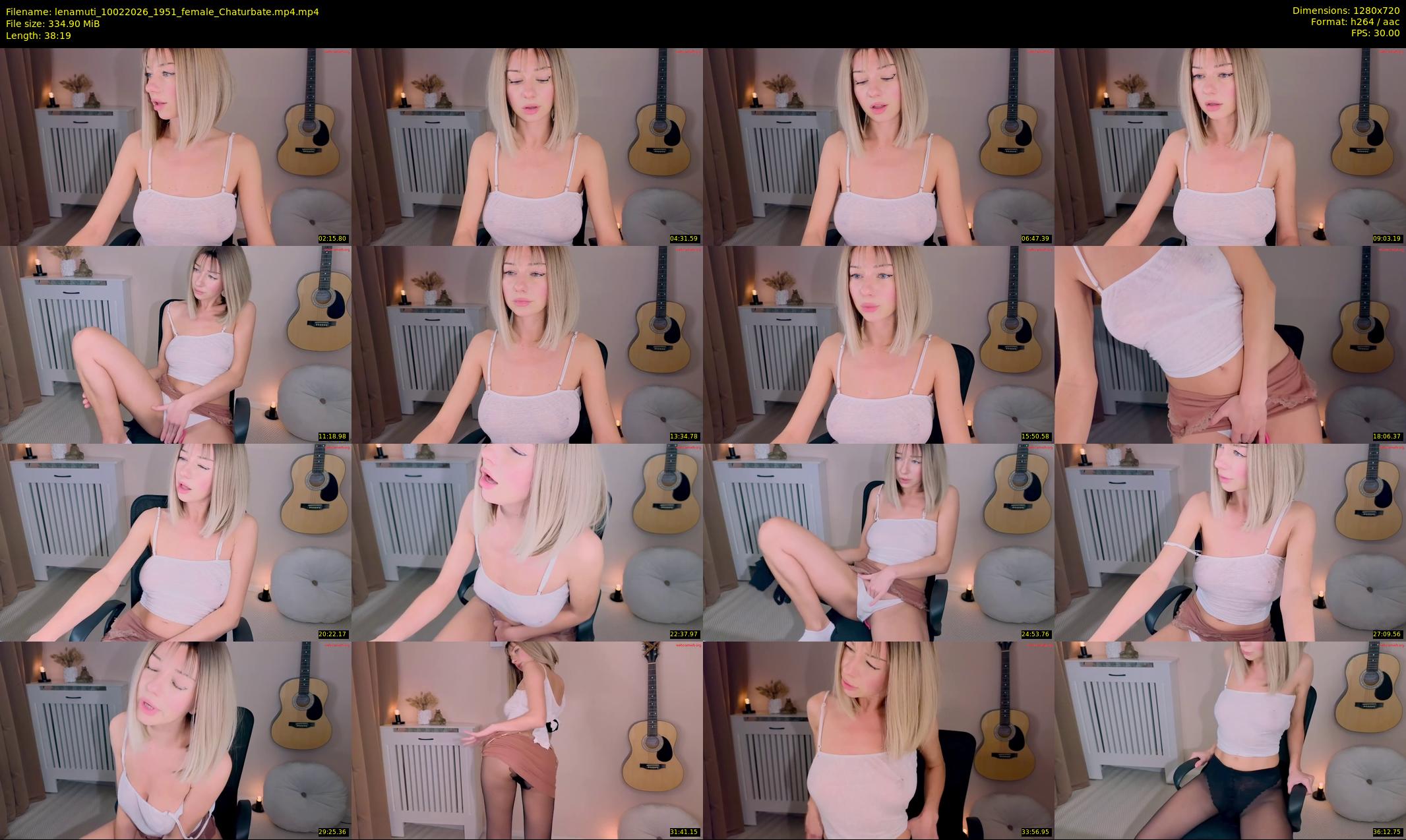 lenamuti — 39 minute Chaturbate female cam show recording, 720p, Feb 10, 2026