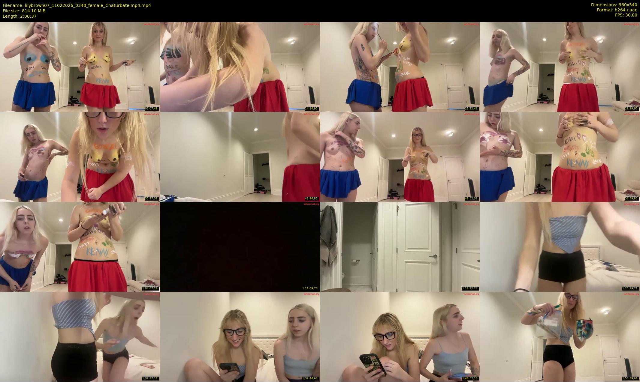 lilybrown07 — 121 minute Chaturbate female cam show recording, 480p, Feb 11, 2026